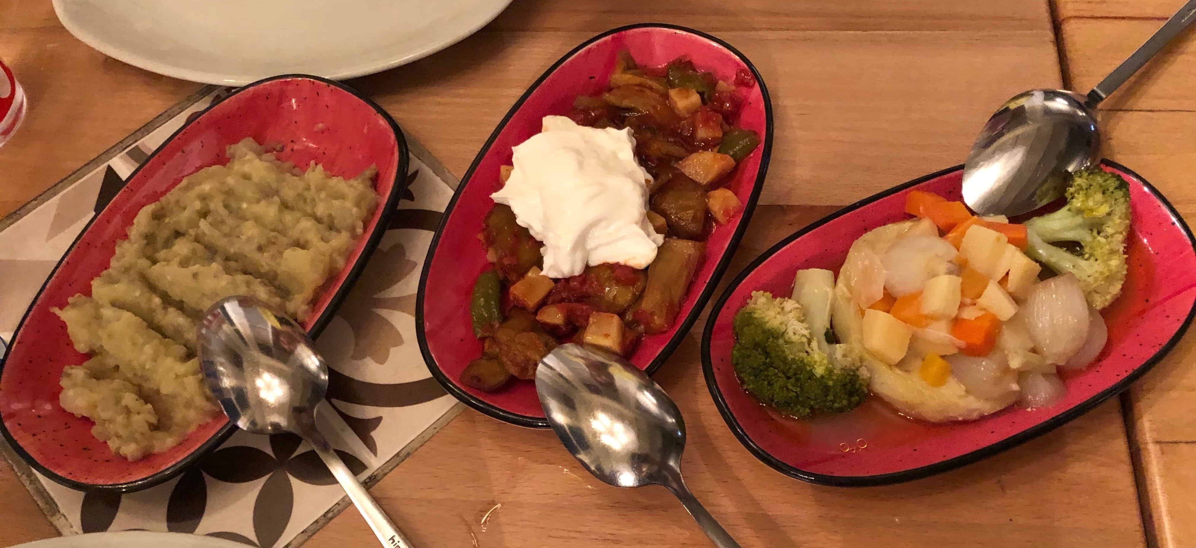Meze dishes at Ali Ocakbaşı