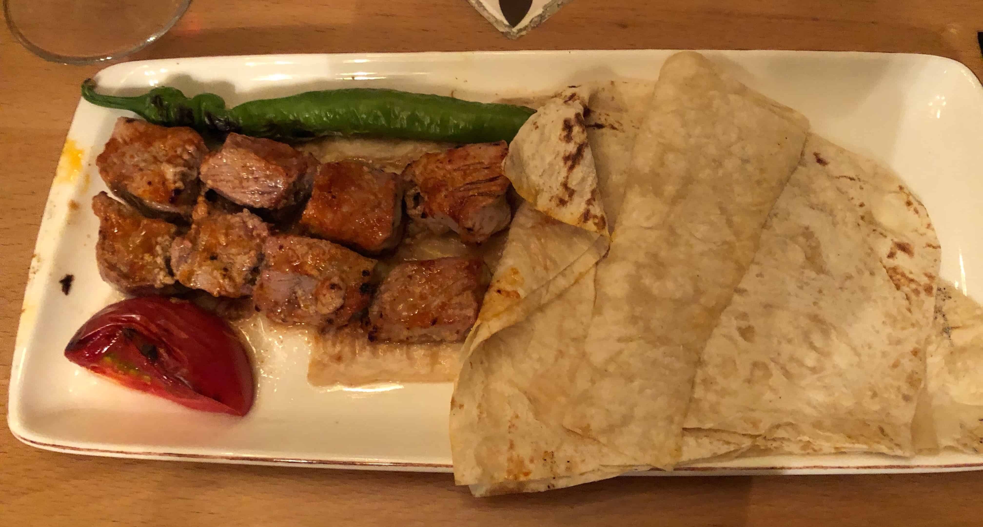 Lamb kebab at Ali Ocakbaşı