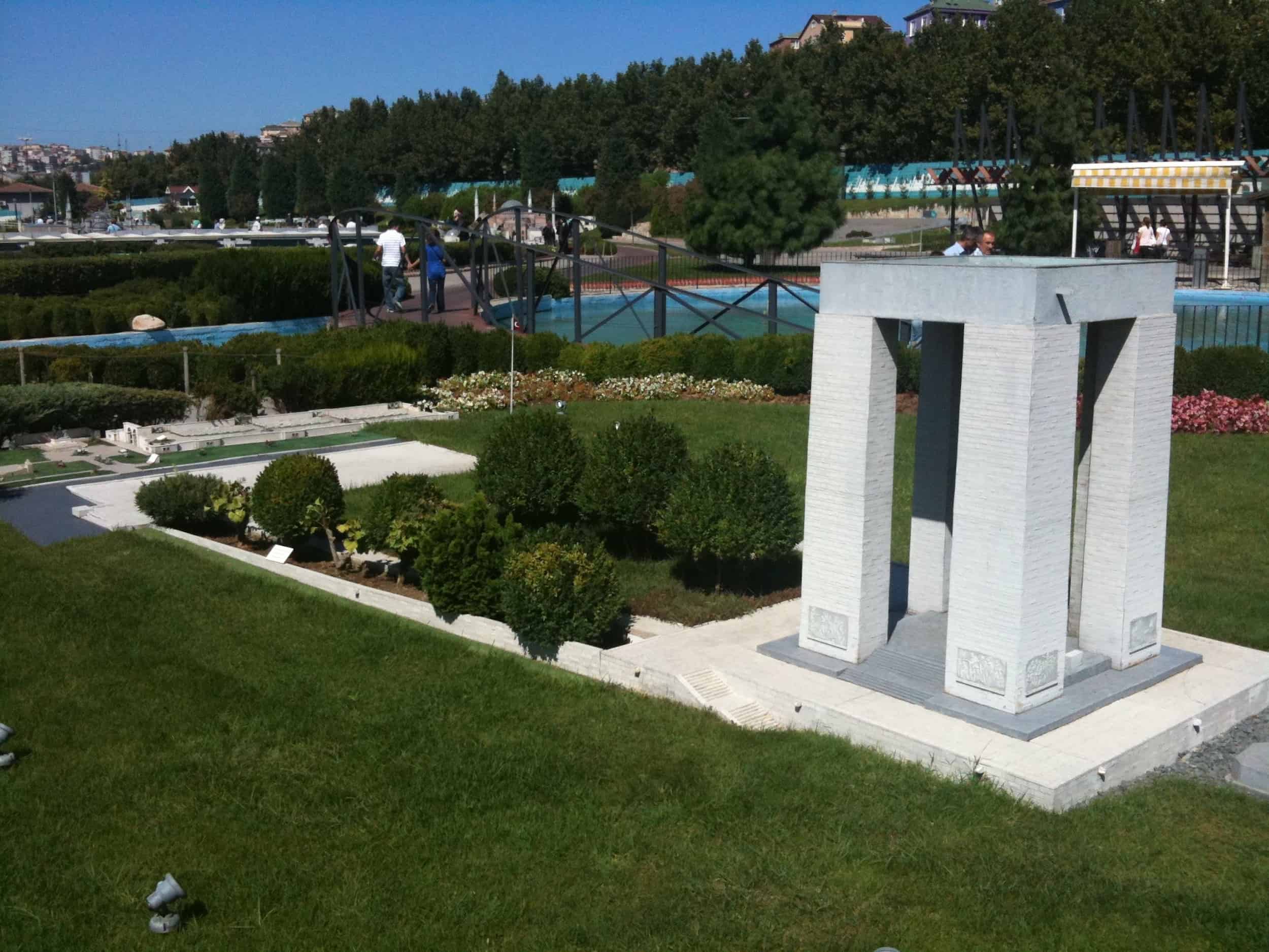 Model of the Çanakkale Martyrs' Memorial, Gallipoli Peninsula, 20th century