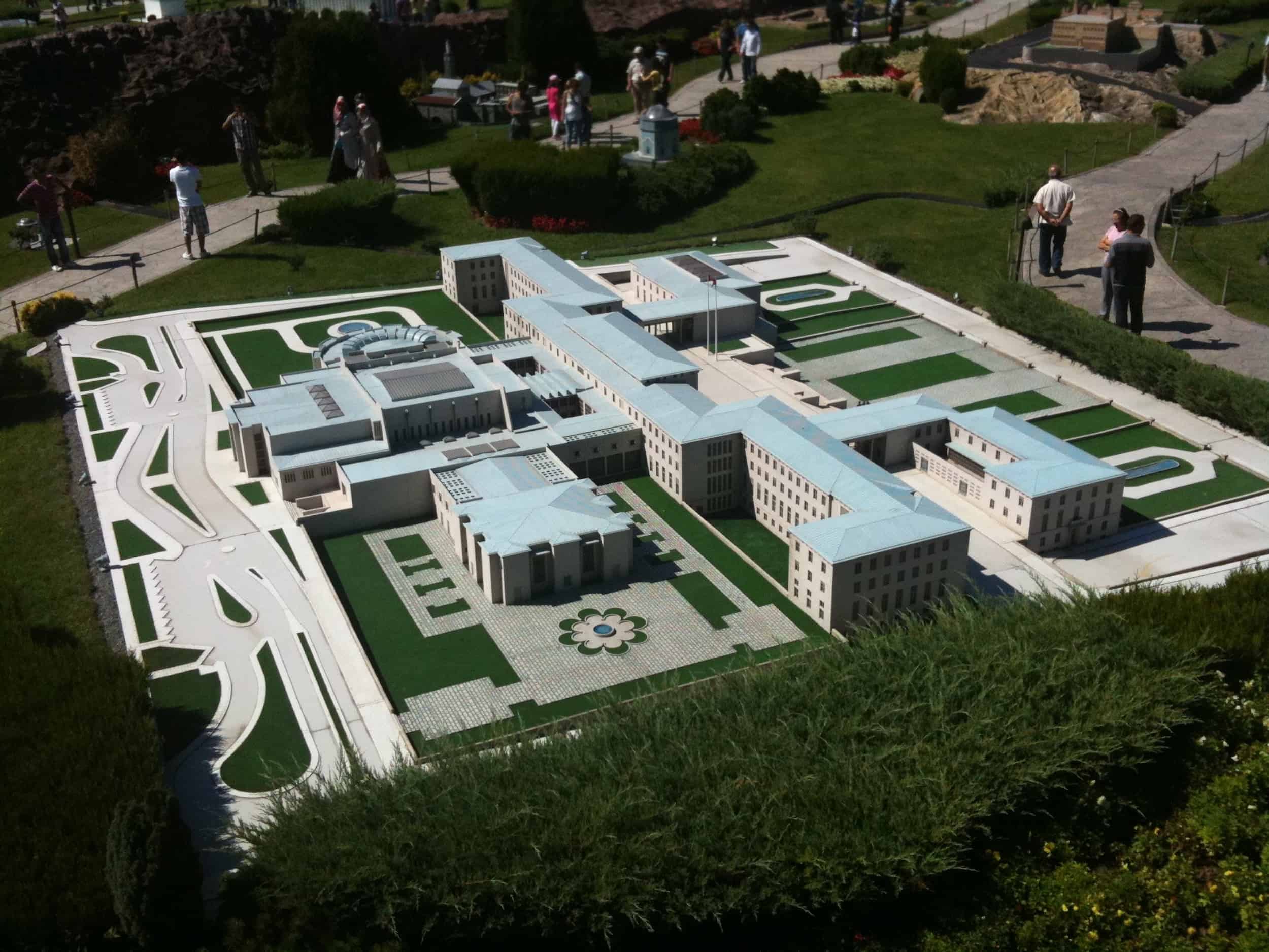 Model of Turkish Parliament, Ankara, 20th century