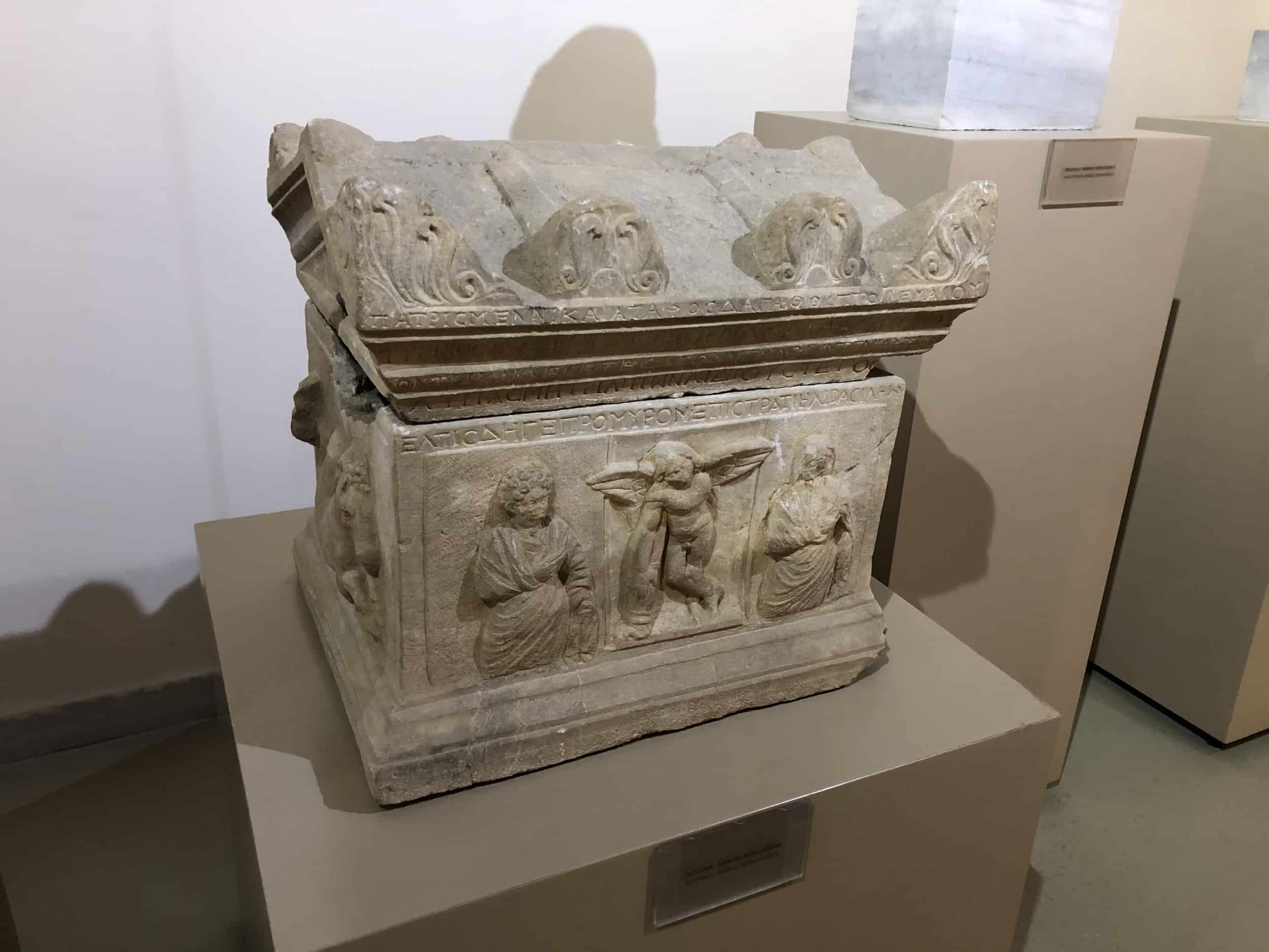 Ossuary at the Bursa Archaeological Museum in Bursa, Turkey