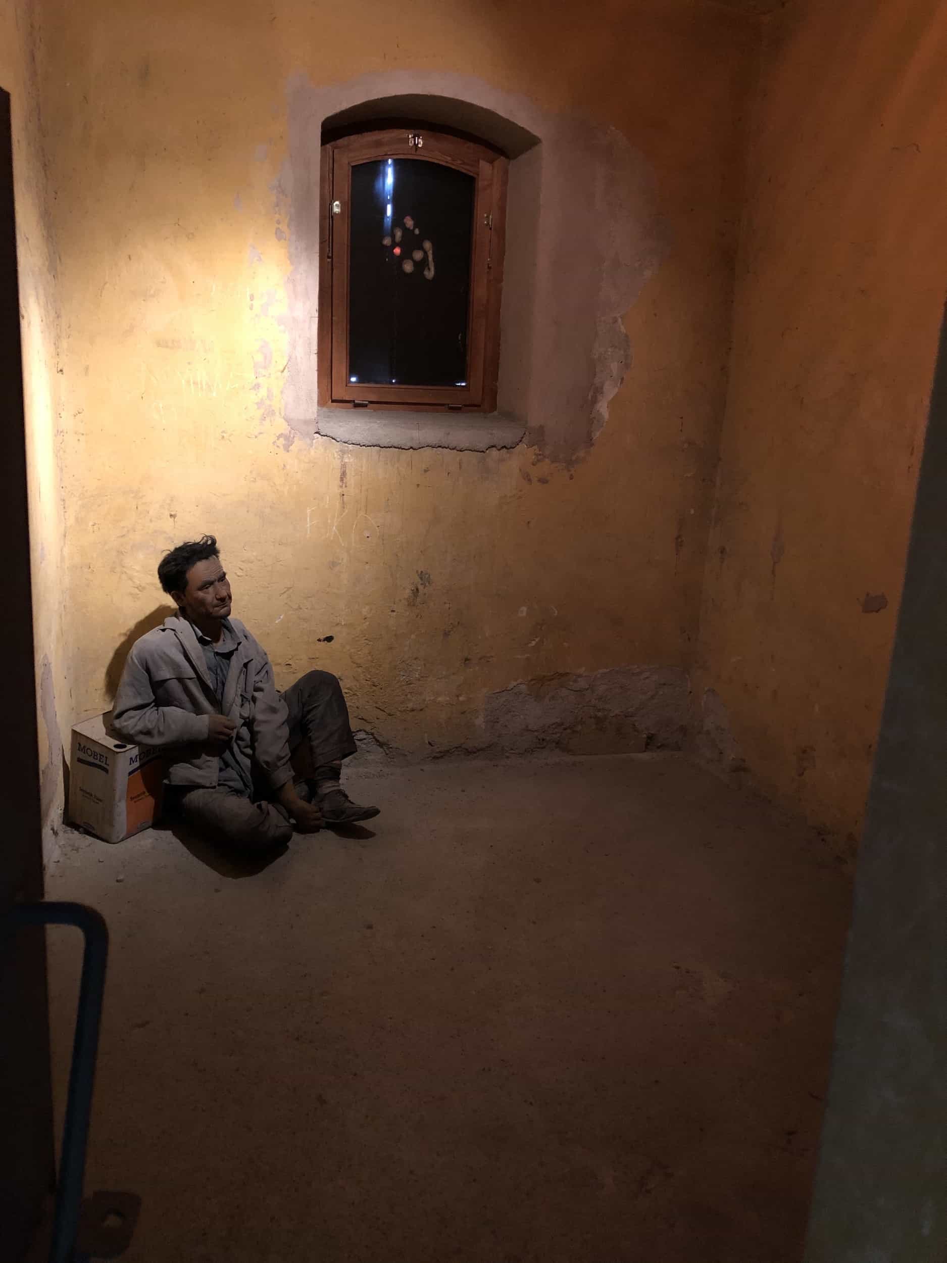 Cell in the dungeon at Ulucanlar Prison in Ankara, Turkey
