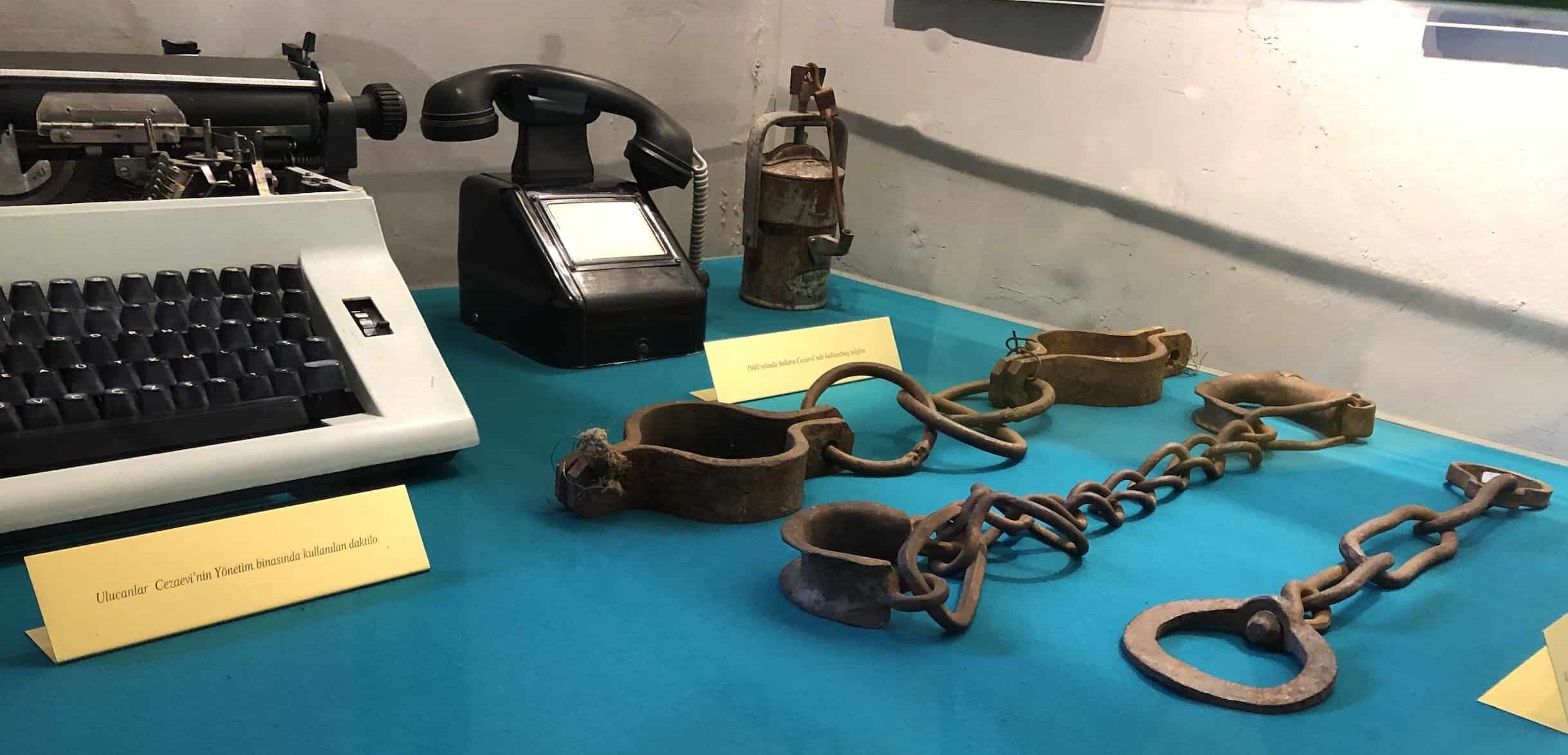 Items used at the prison in the 2nd Ward