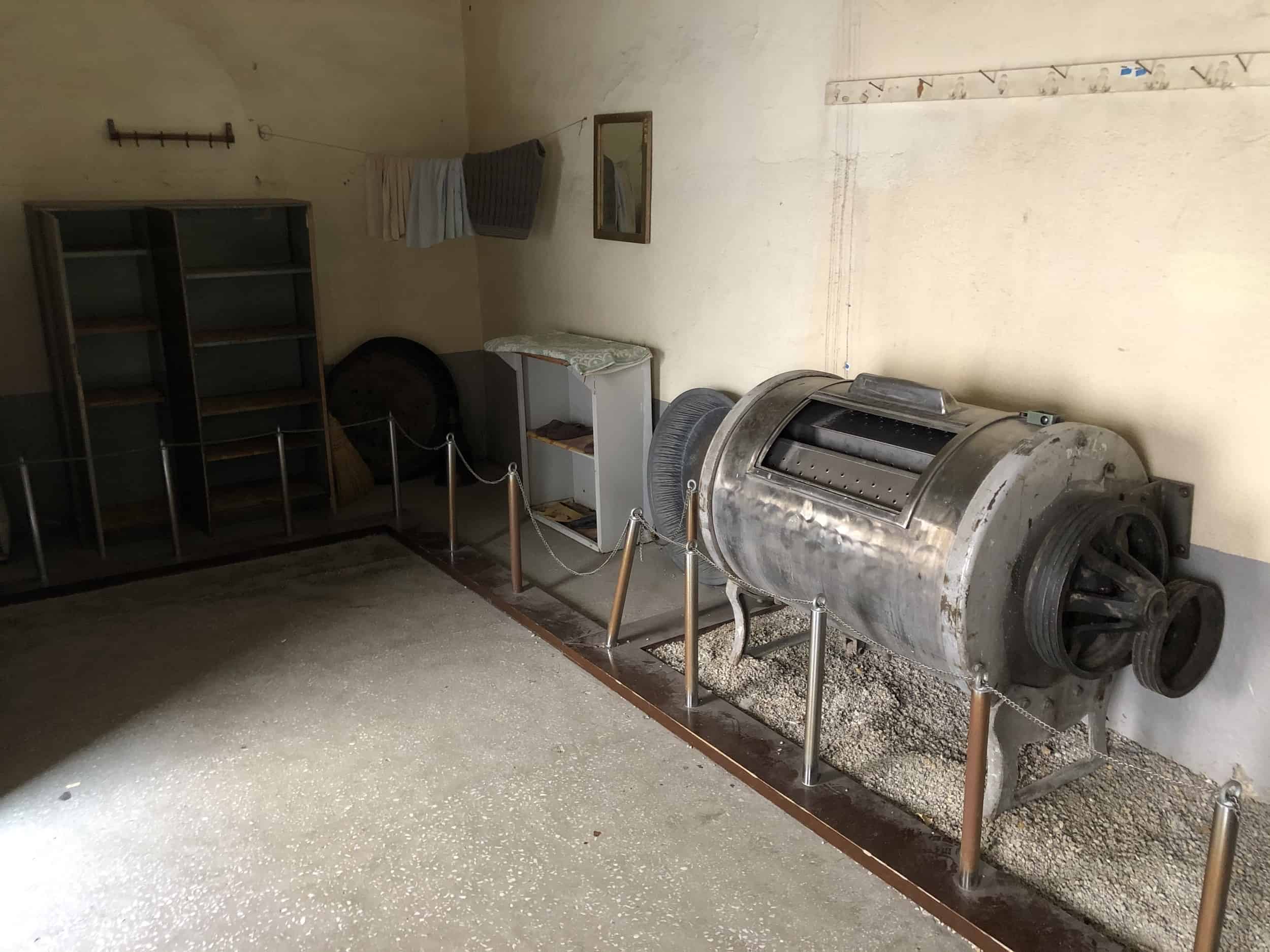 Laundry room at Ulucanlar Prison in Ankara, Turkey