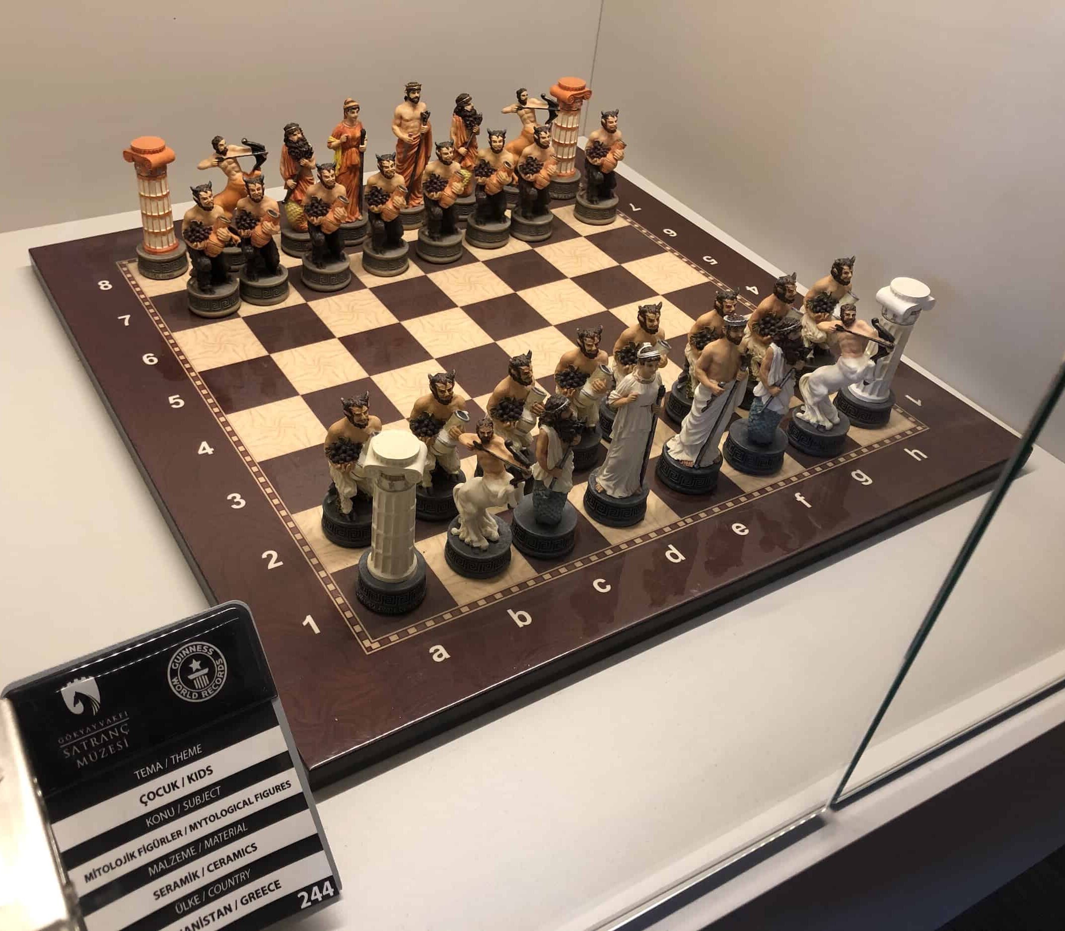 Mythological figures chess set (Greece)