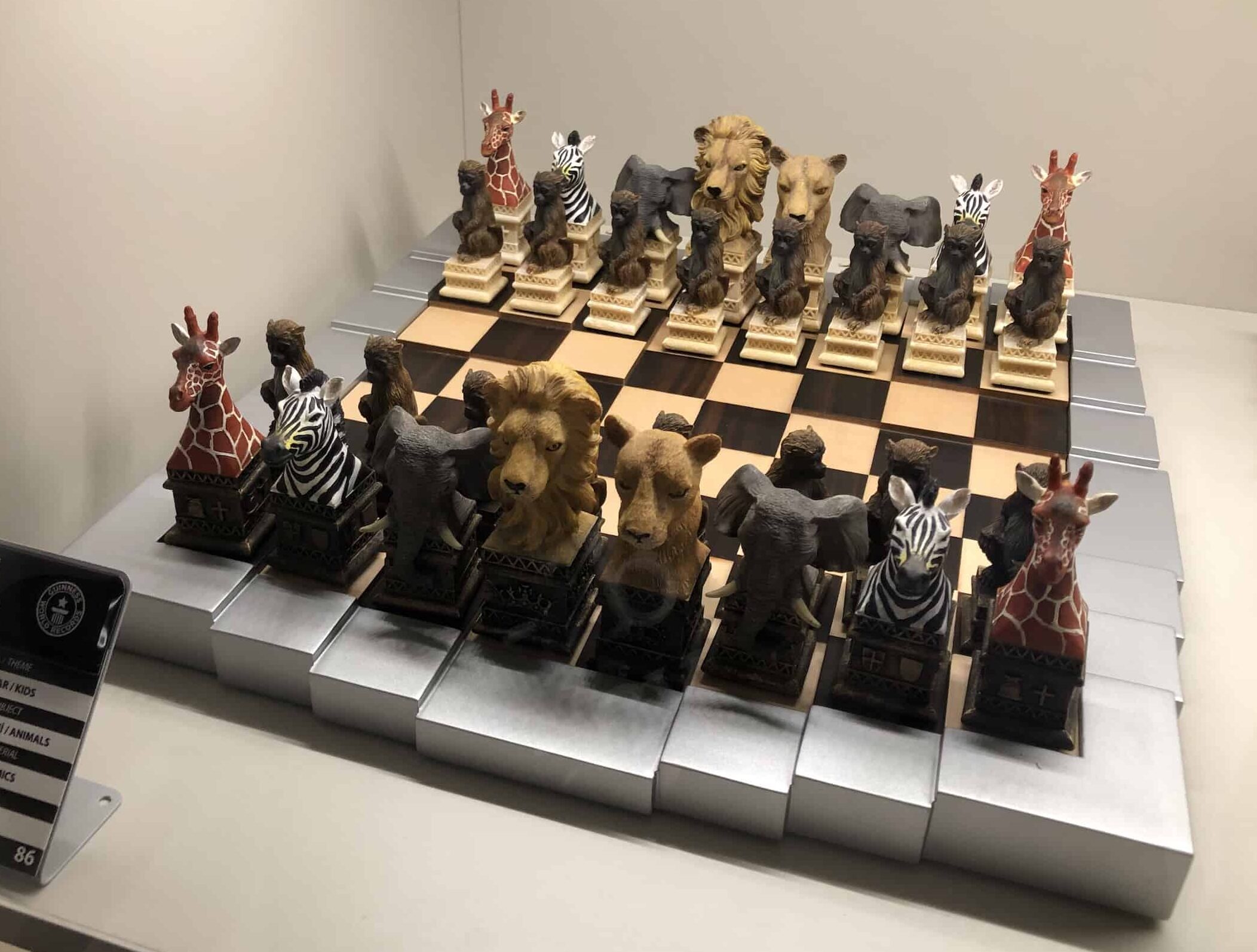 Animals chess set (USA)