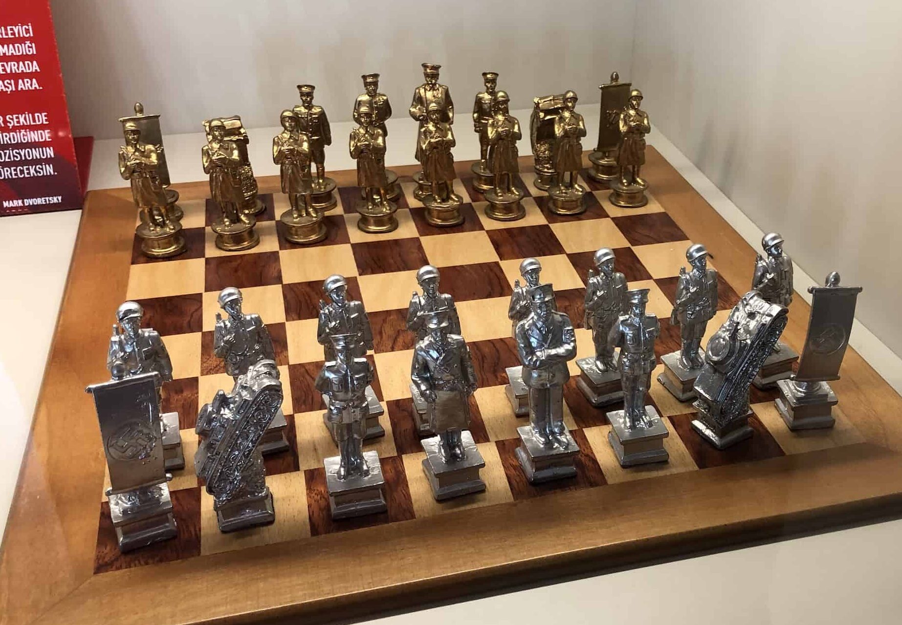 Nazis vs Soviets chess set (Russia)