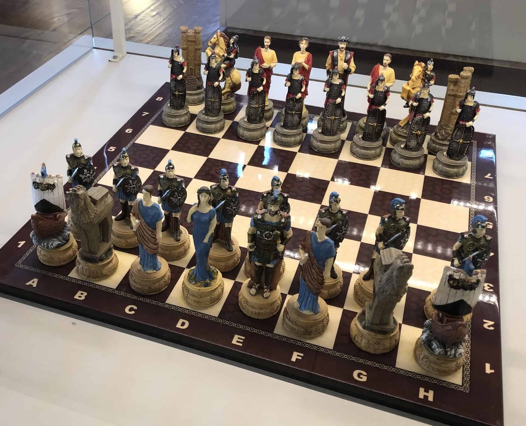 Trojan War chess set (Italy)