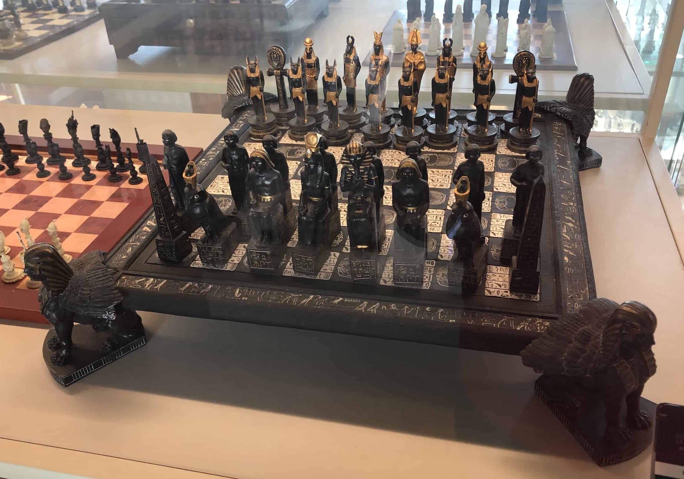 Ceramic chess set (Egypt)