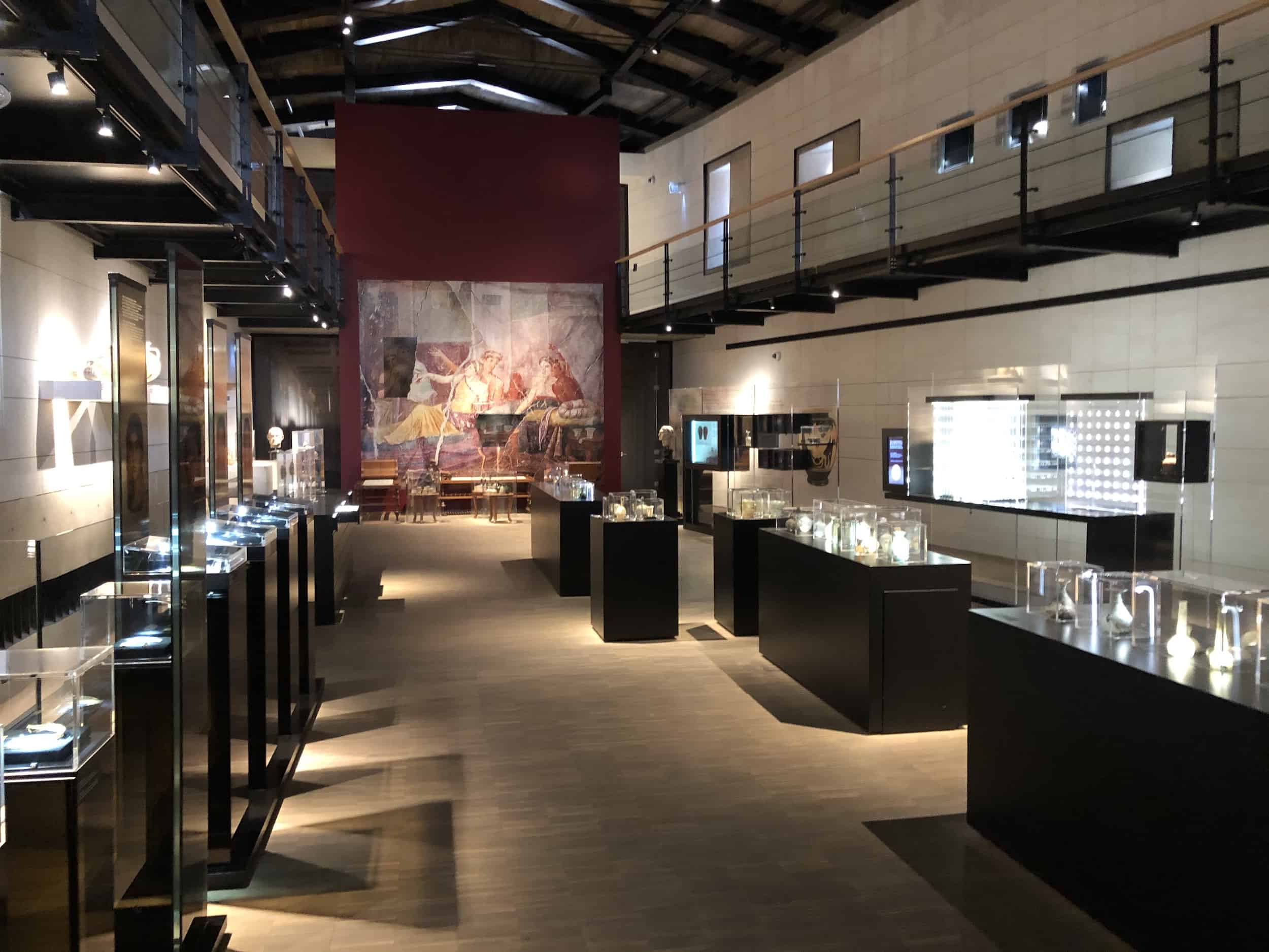 Main exhibition hall of the Erimtan Archaeology and Arts Museum in Ankara, Turkey