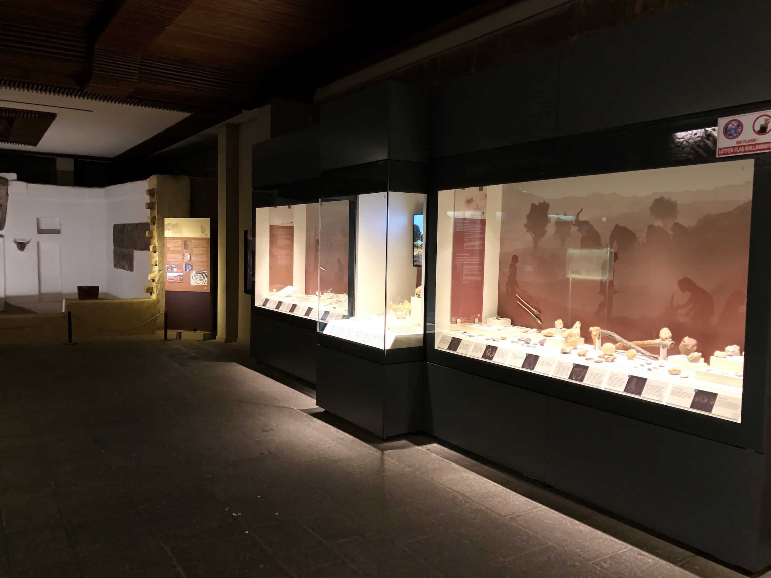 Paleolithic Age section at the Museum of Anatolian Civilizations in Ankara, Turkey