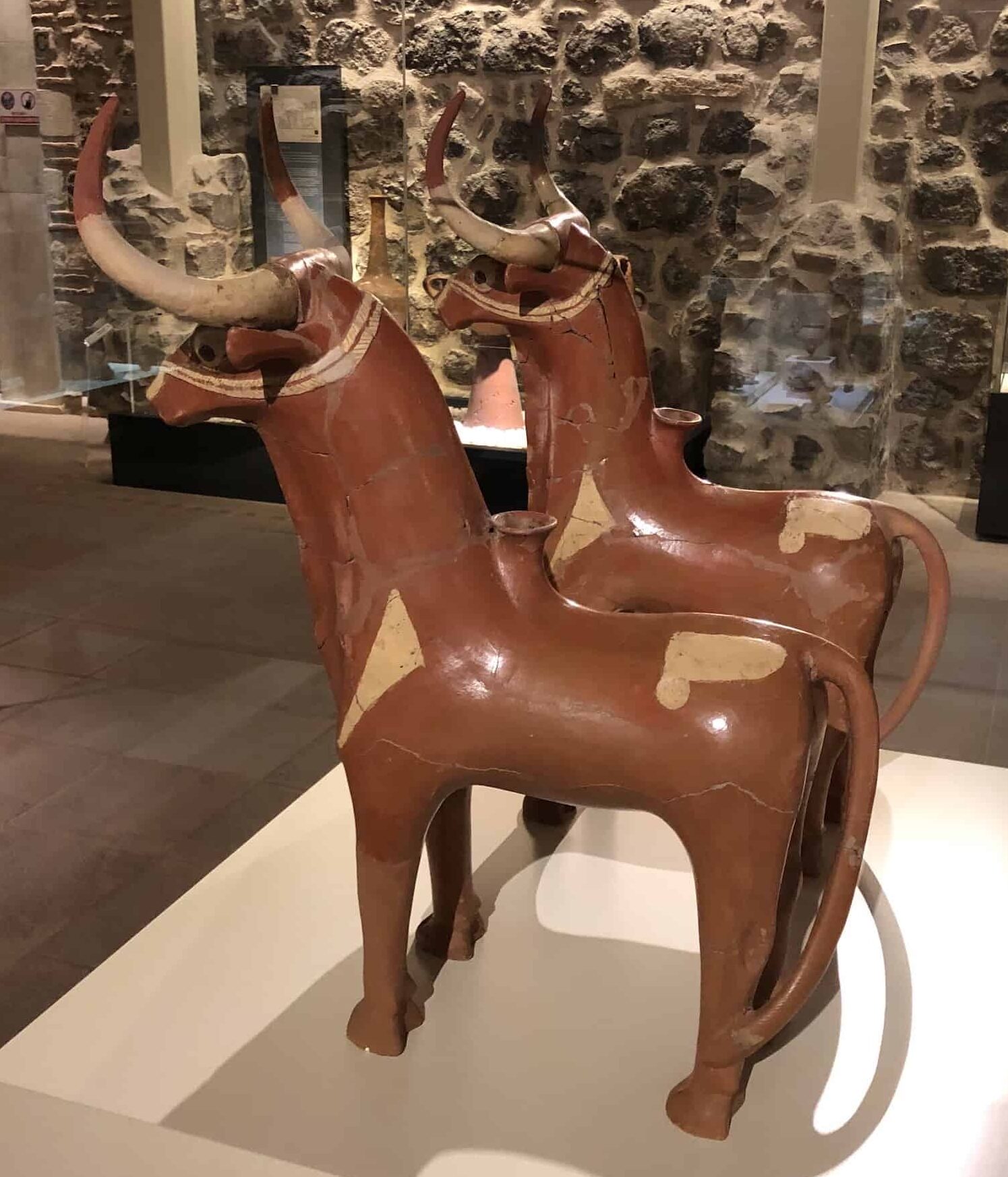 Ceremonial vessels in the shape of sacred bulls