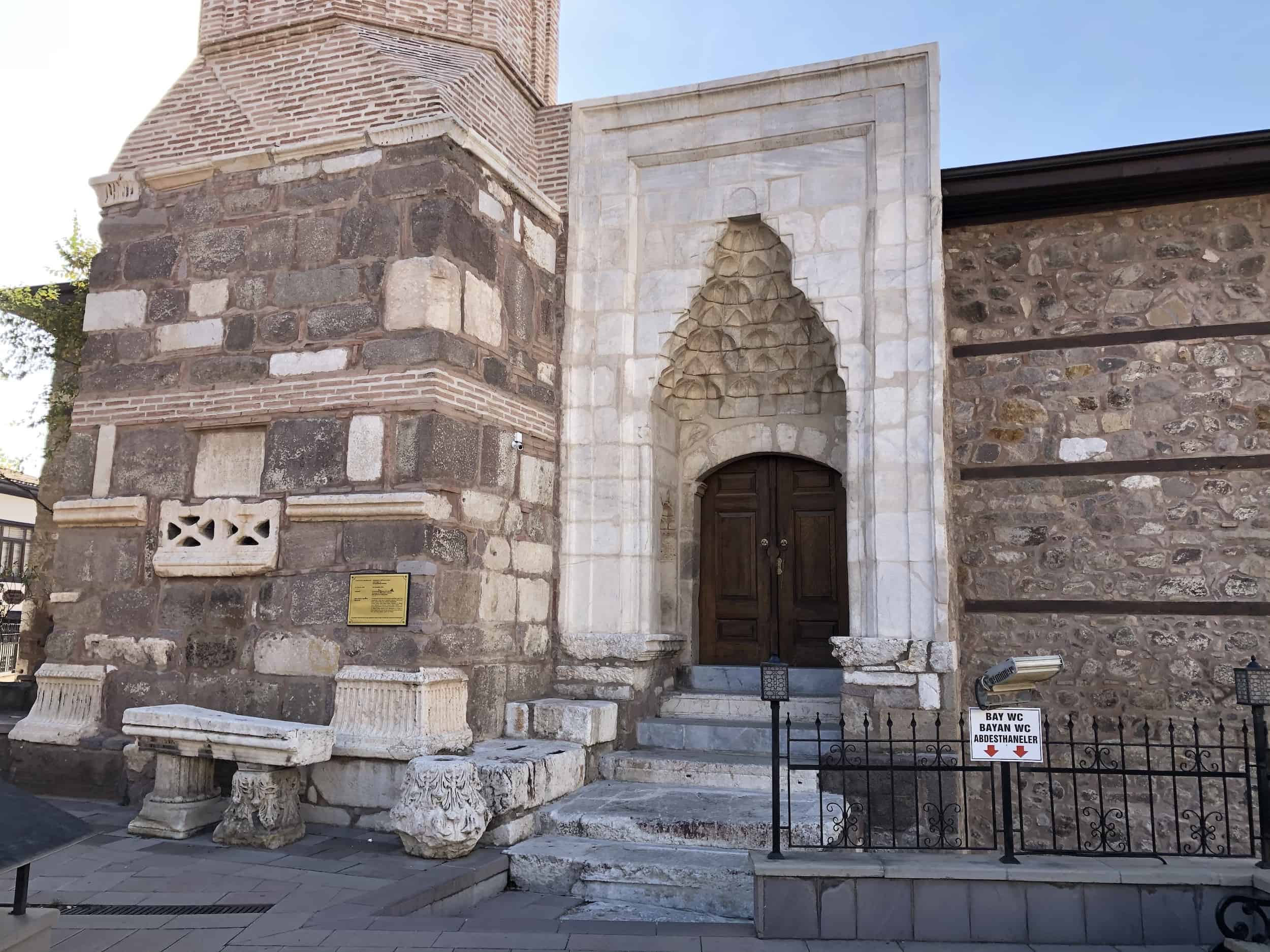 Entrance portal of the Aslanhane Mosque in Samanpazarı, Ankara, Turkey