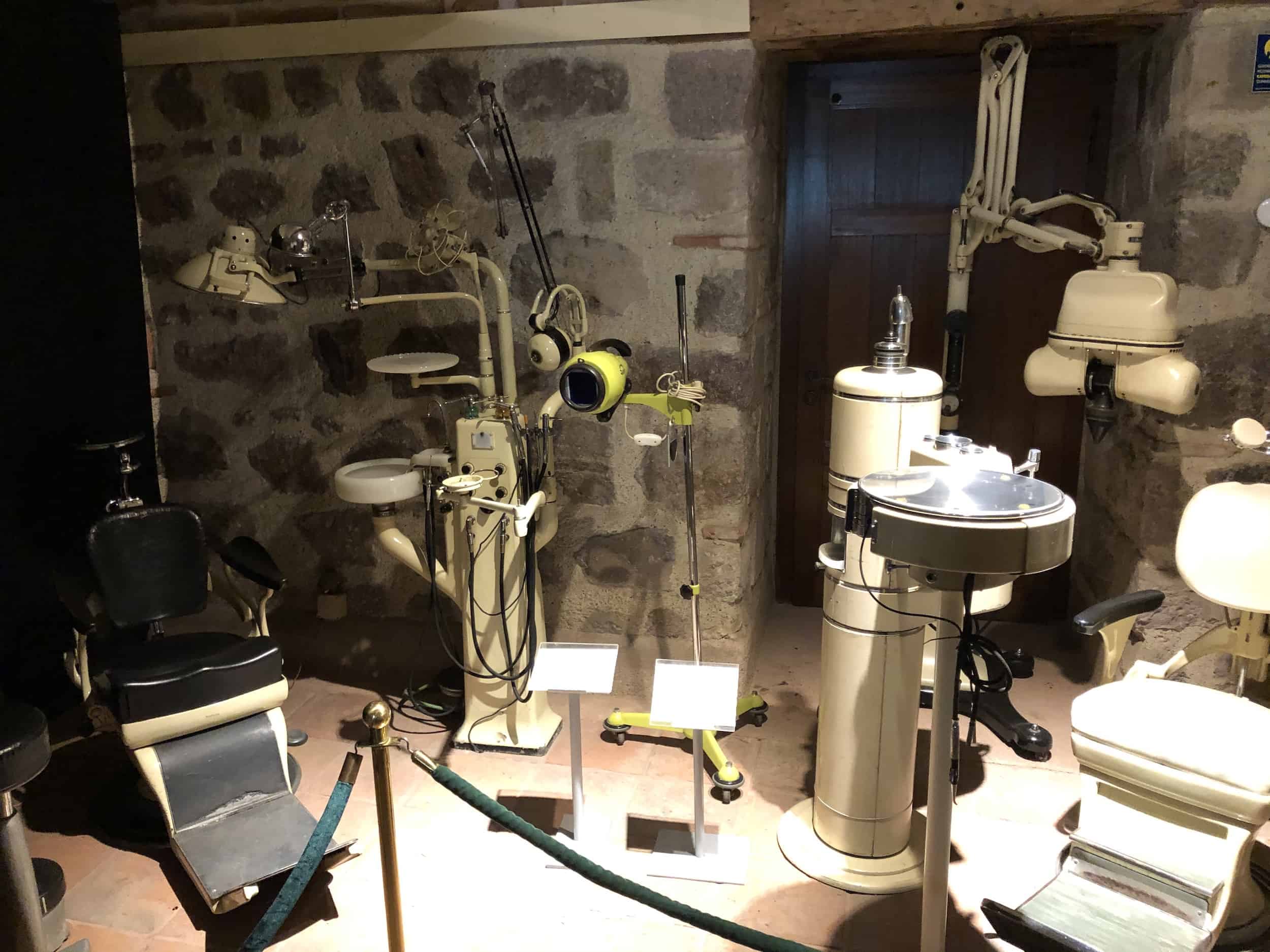 Dental equipment at the Rahmi M. Koç Museum in Ankara, Turkey