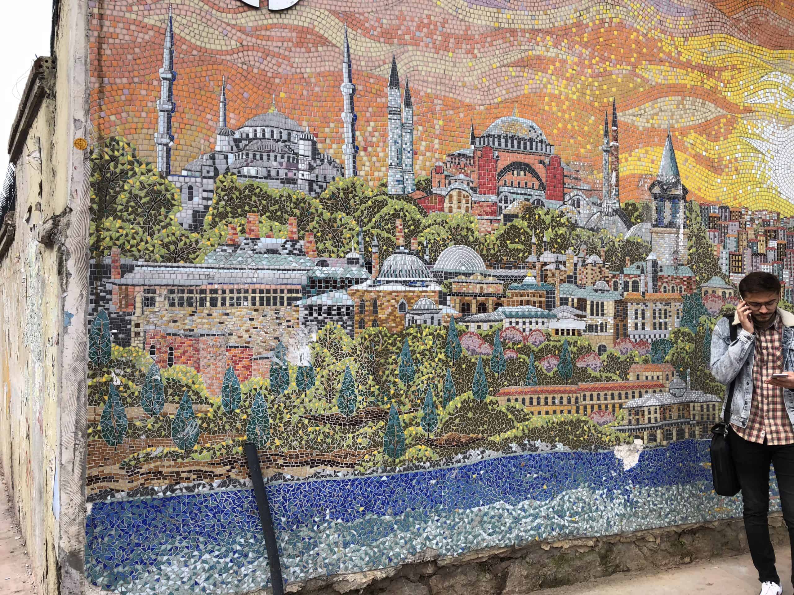 Mosaic mural