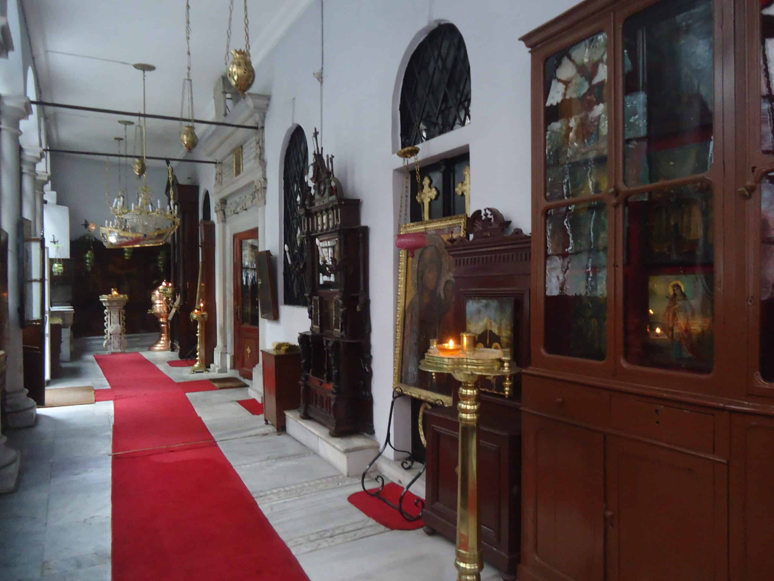Narthex of the Meryem Ana Turkish Orthodox Church