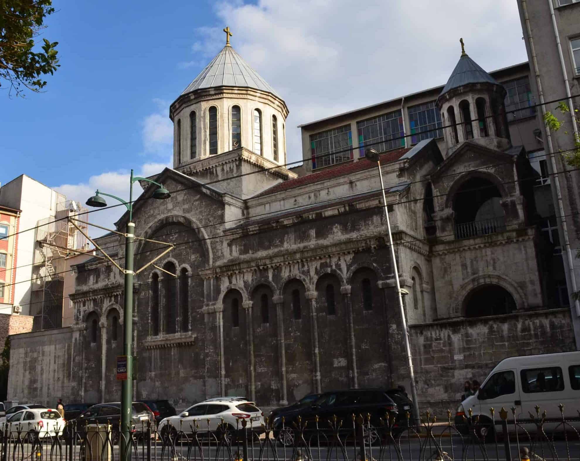 Surp Krikor Lusavoriç Armenian Church in Karaköy, Istanbul, Turkey