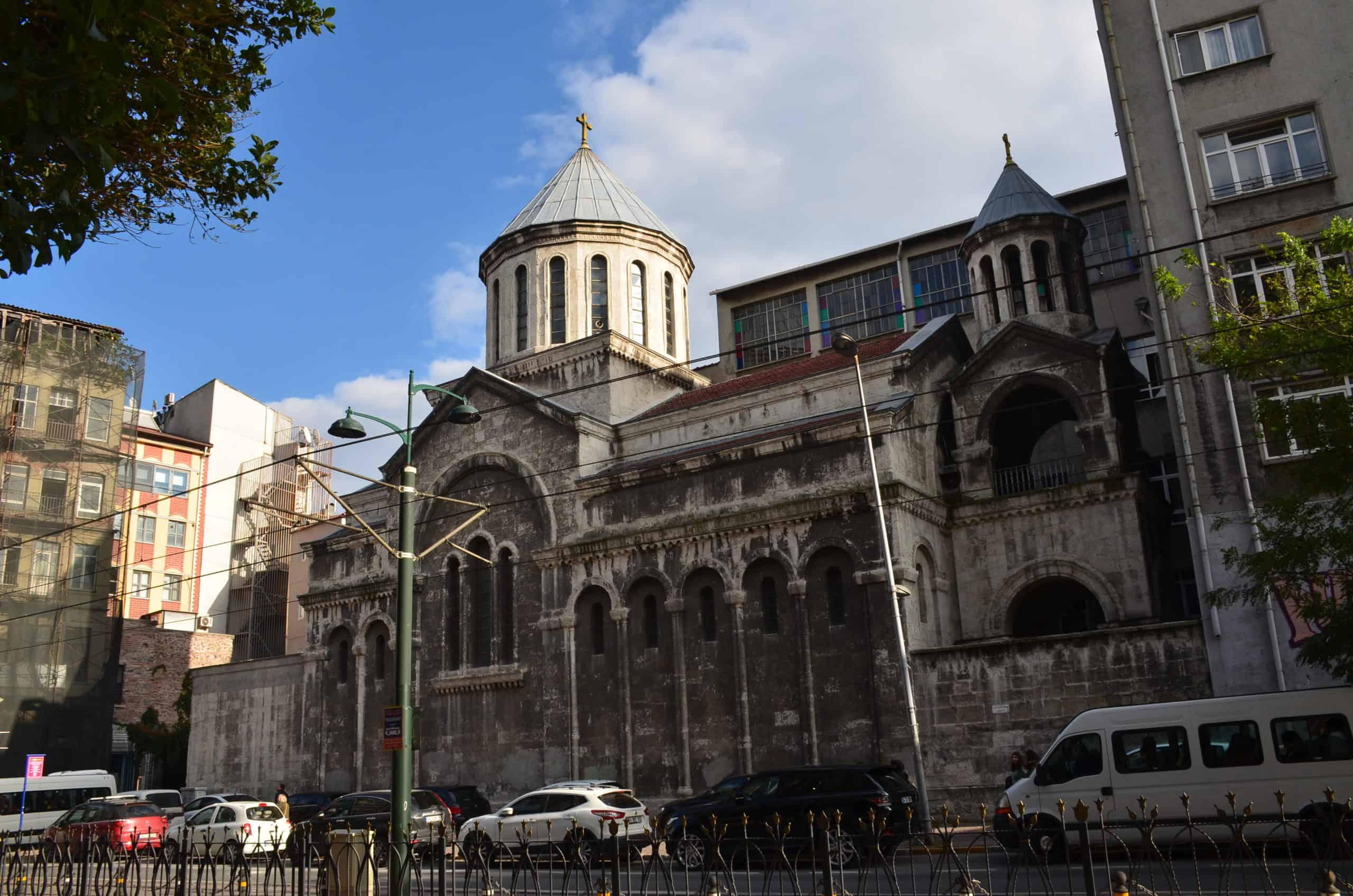 Surp Krikor Lusavoriç Armenian Church in Karaköy, Istanbul, Turkey