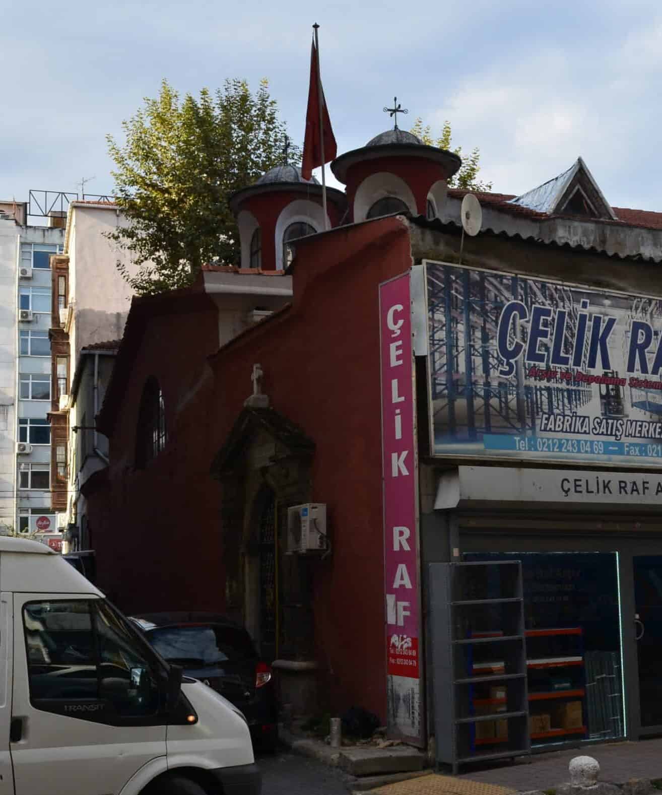 Aziz Yahya Turkish Orthodox Church in Karaköy, Istanbul, Turkey