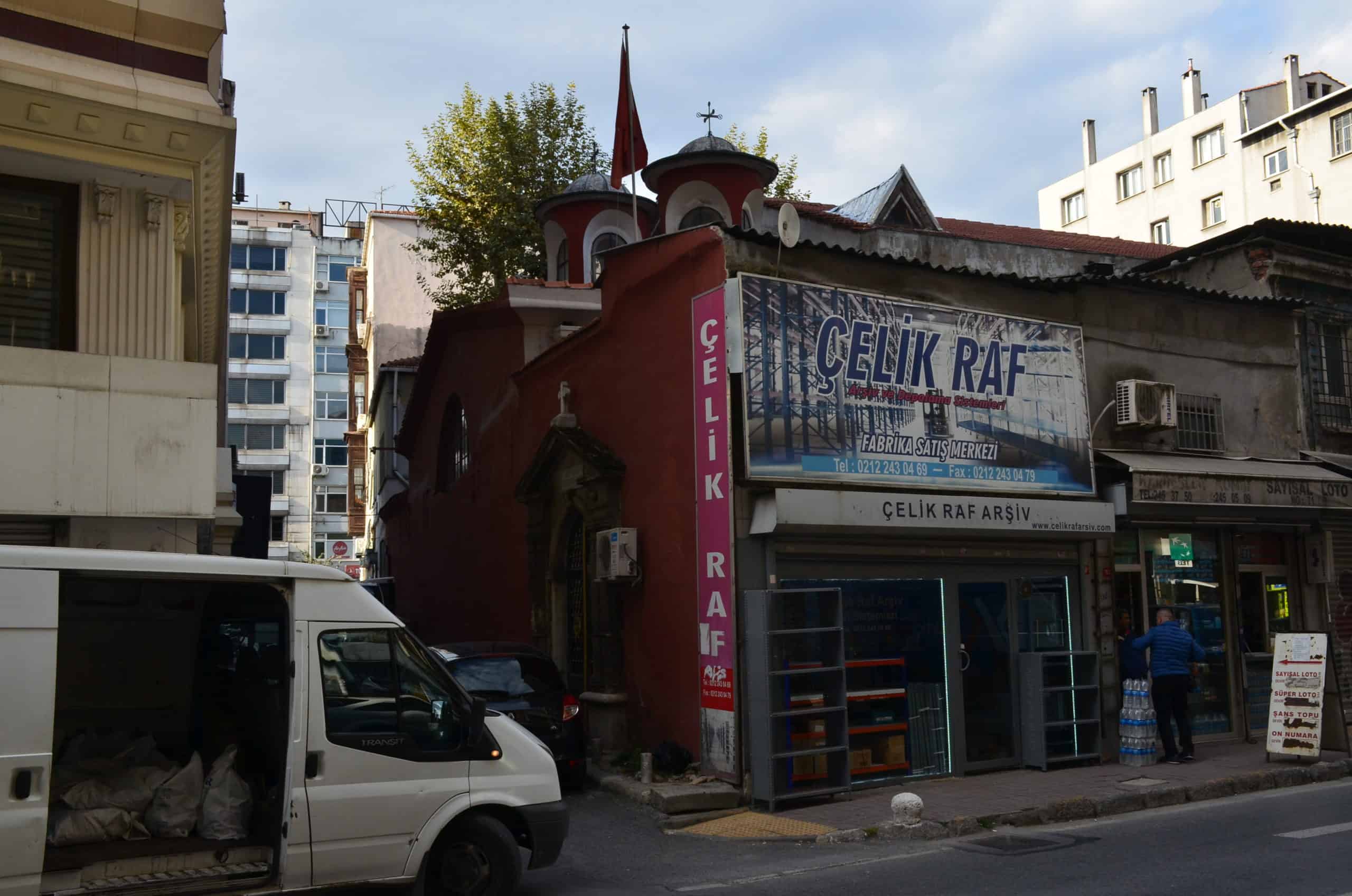 Aziz Yahya Turkish Orthodox Church in Karaköy, Istanbul, Turkey