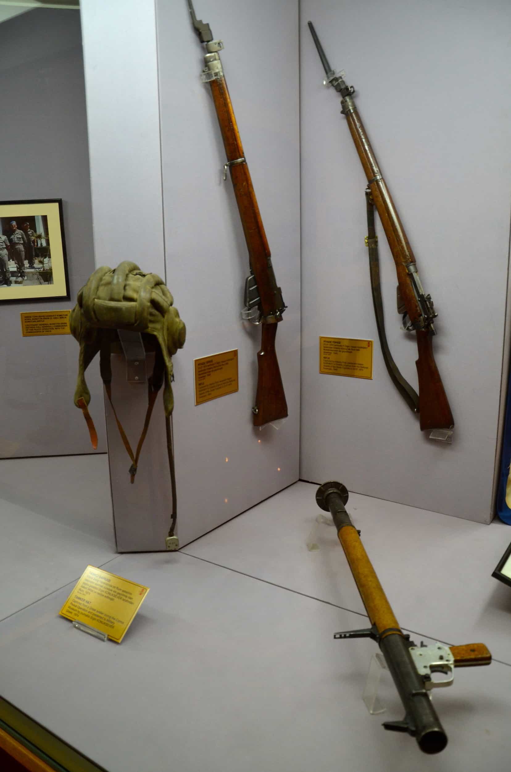 Weapons from the Turkish invasion of Cyprus