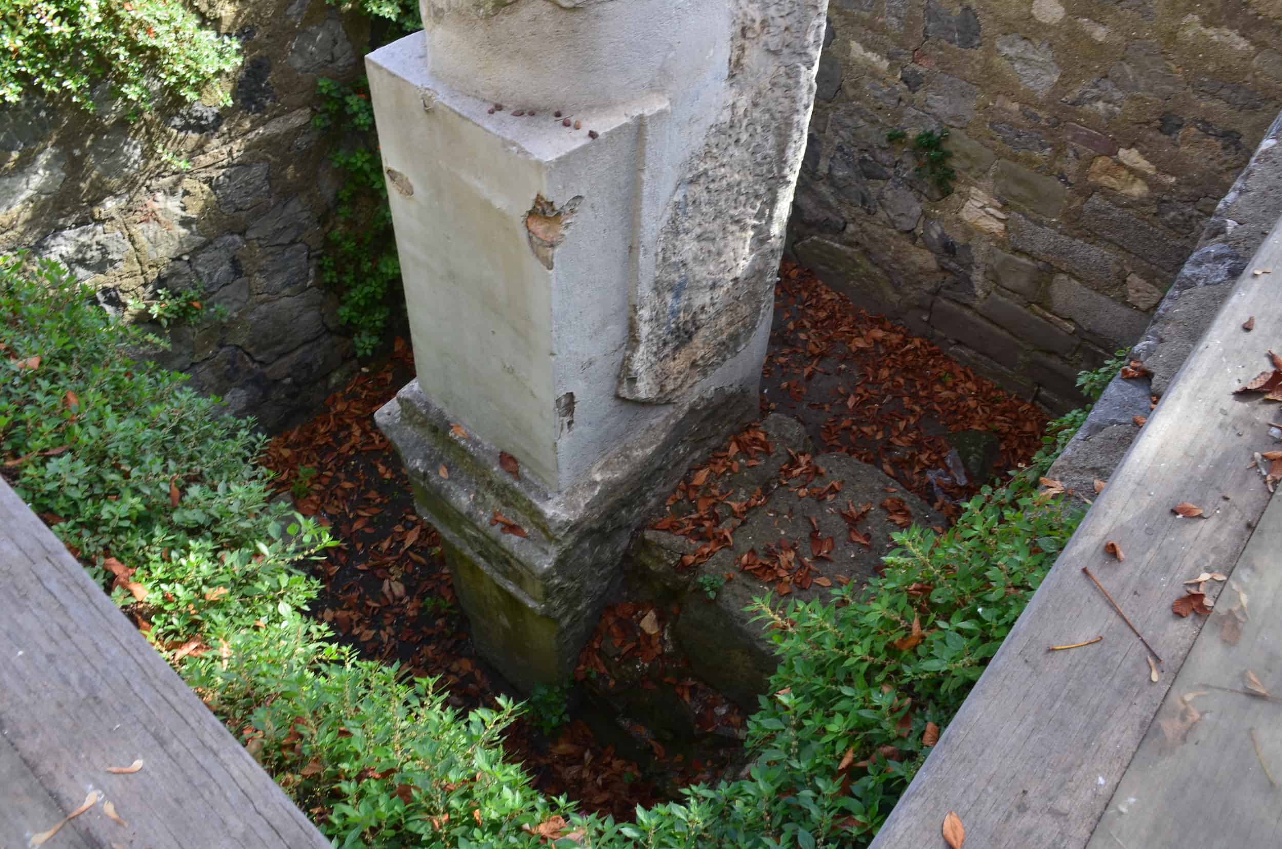 Base of the Milion on the Divan Yolu in Sultanahmet, Istanbul, Turkey