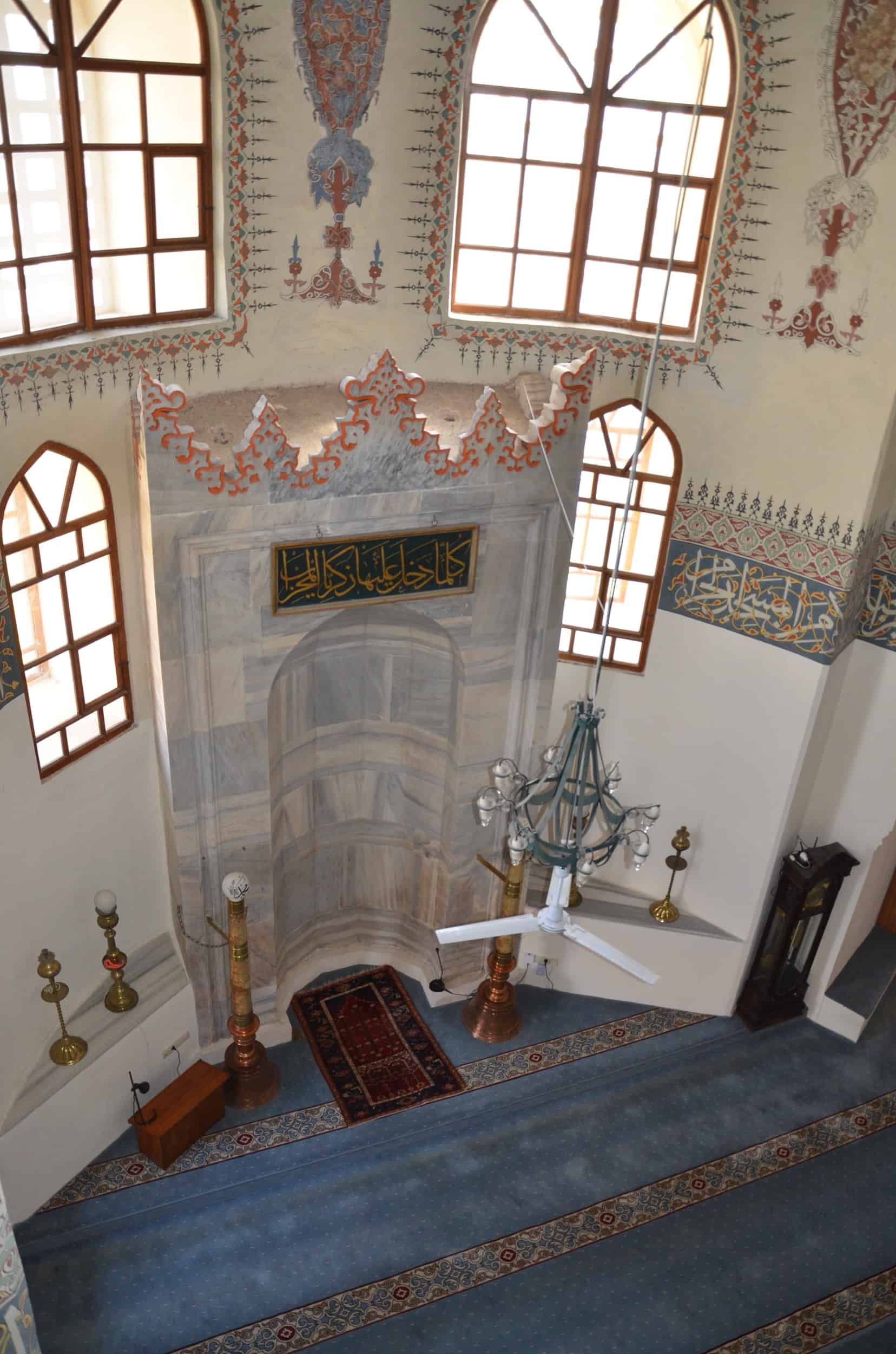 Mihrab from the upper level