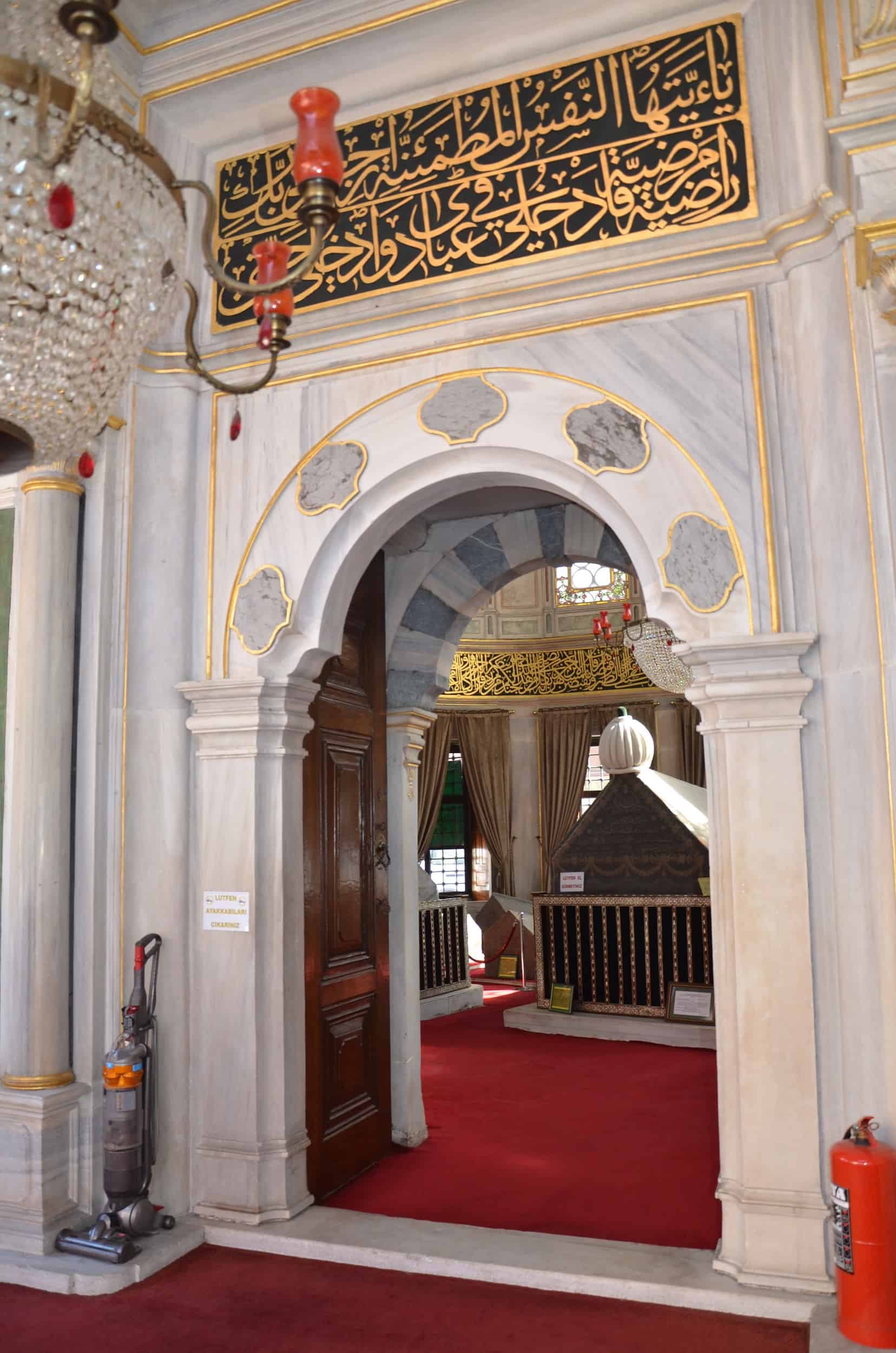 Entrance to the burial chamber at the Tomb of Abdülhamid I