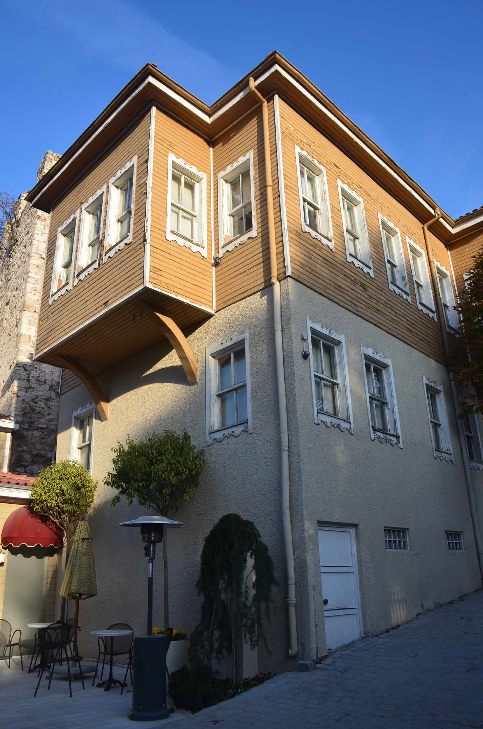 Ottoman home on Soğukçeşme Street in Sultanahmet, Istanbul, Turkey