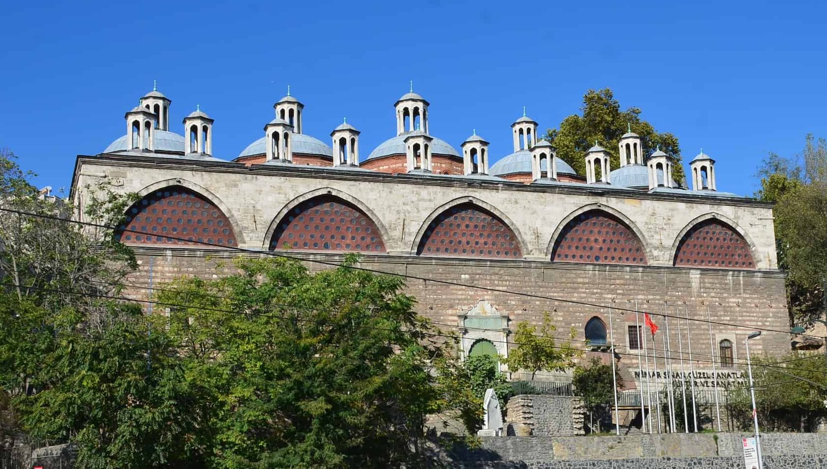 Five Domes building of the Tophane-i Amire Culture and Art Center in Tophane, Istanbul, Turkey
