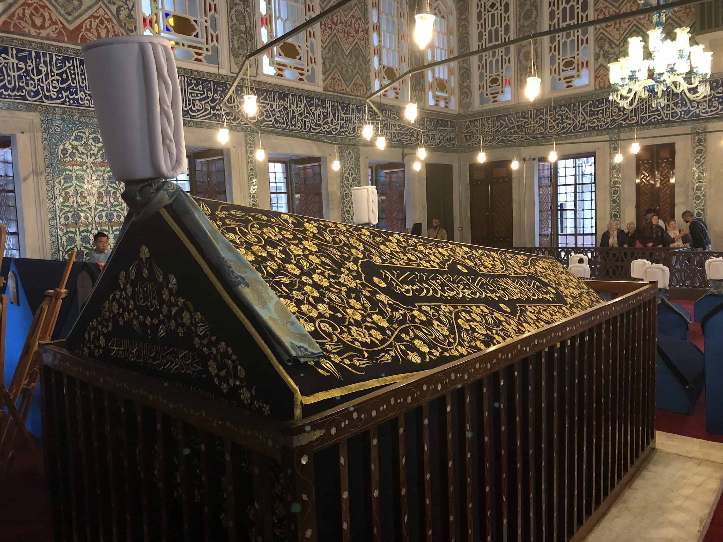 Sarcophagus of Ahmed I in October 2018 at the Tomb of Ahmed I