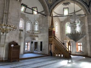 Prayer hall of Molla Çelebi Mosque