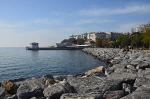 Historic Moda Pier in Moda, Istanbul, Turkey
