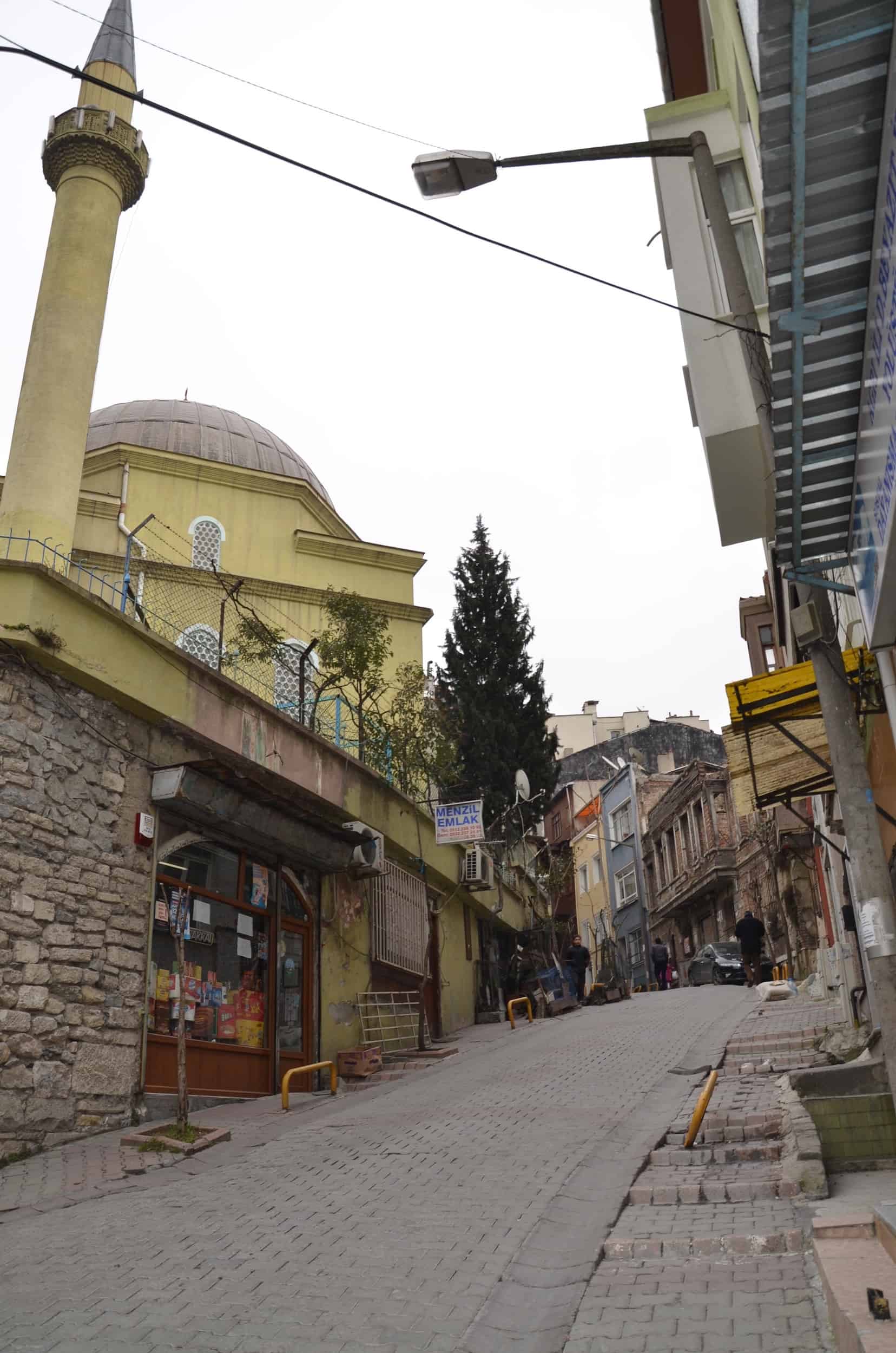 Aynalı Çeşme Street in Tarlabaşı, Istanbul, Turkey
