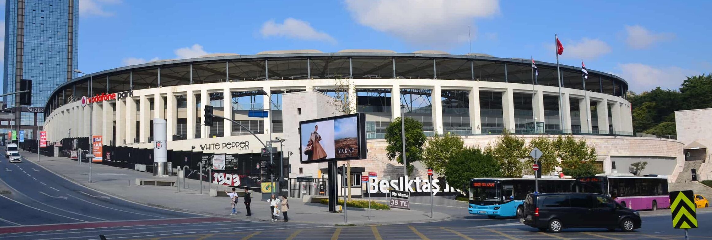Beşiktaş Stadium in Dolmabahçe, Istanbul, Turkey