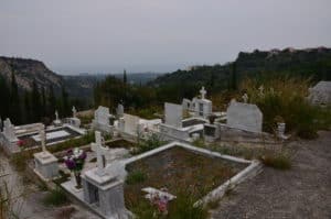 Cemetery in Thalero, Greece