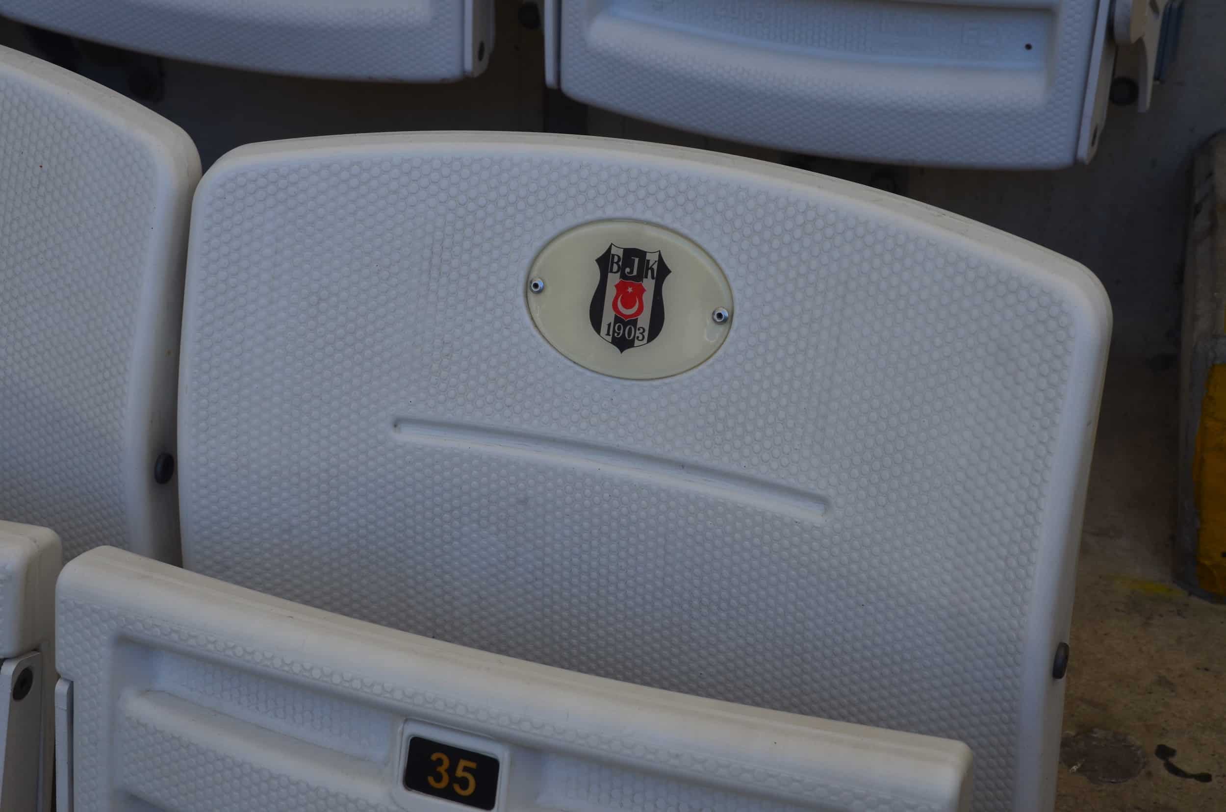 Seat at Beşiktaş Stadium in Istanbul, Turkey