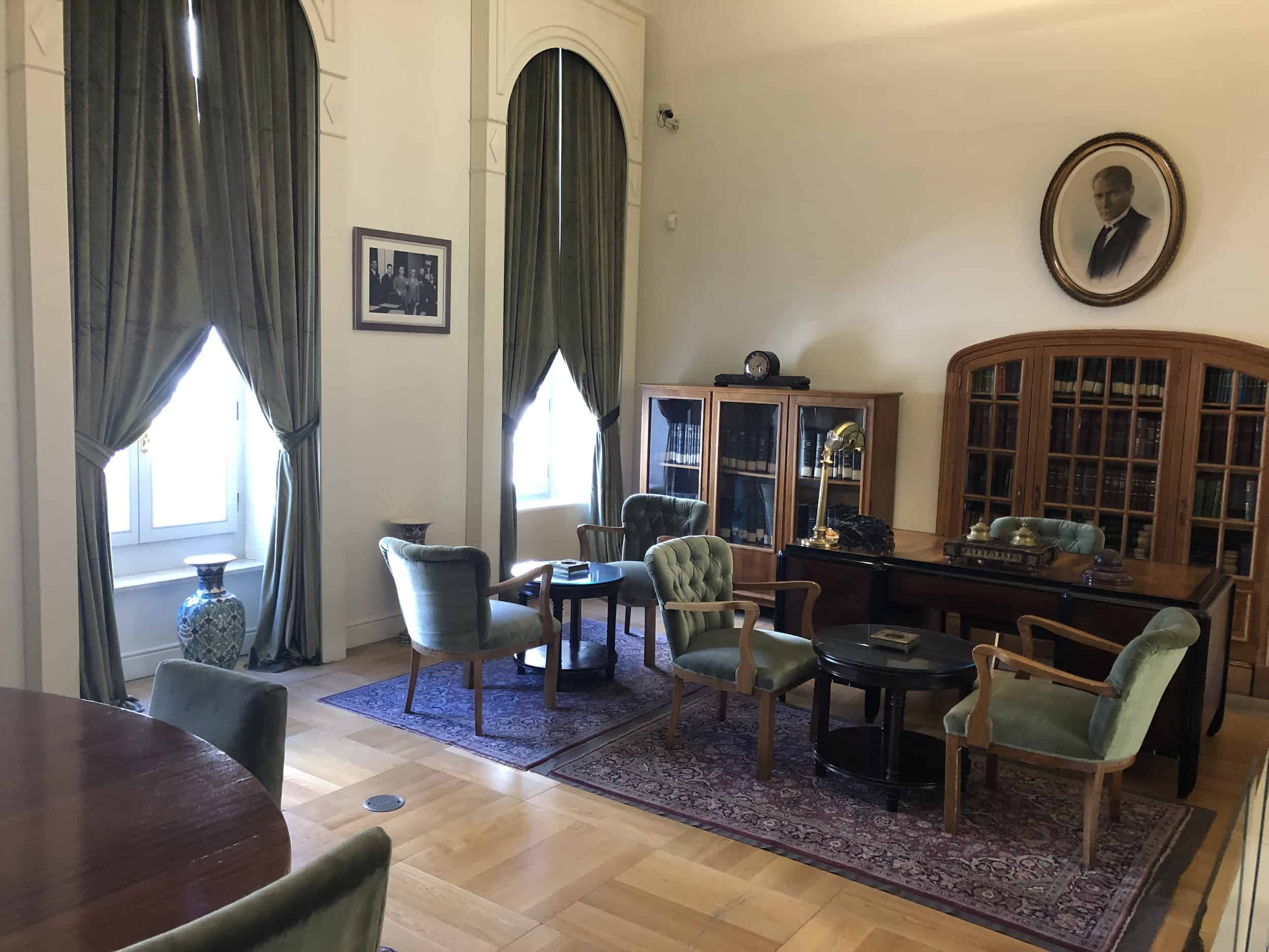 Branch manager's office at the İşbank Museum in Eminönü, Istanbul, Turkey