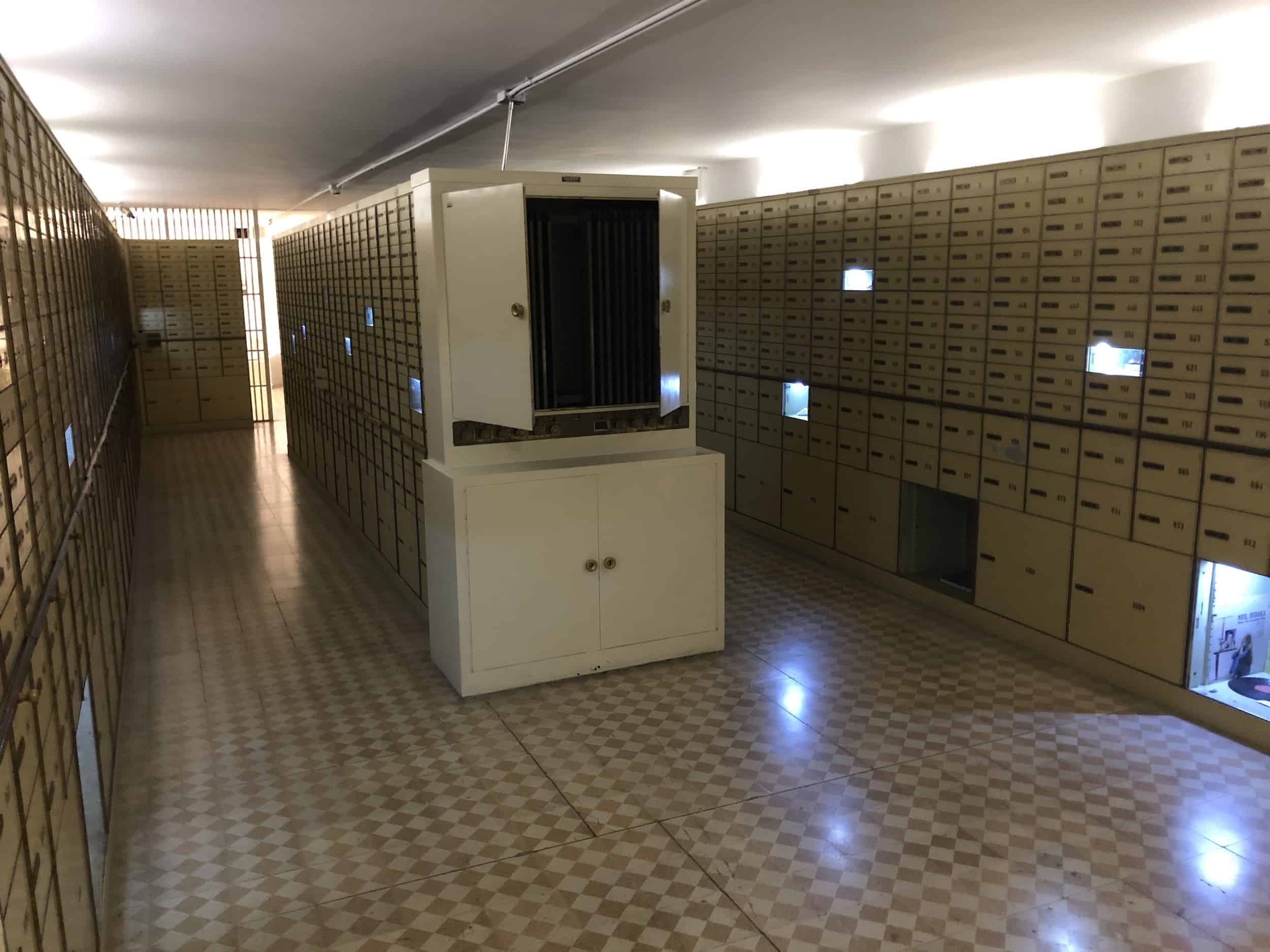 Safe deposit box vault at the İşbank Museum