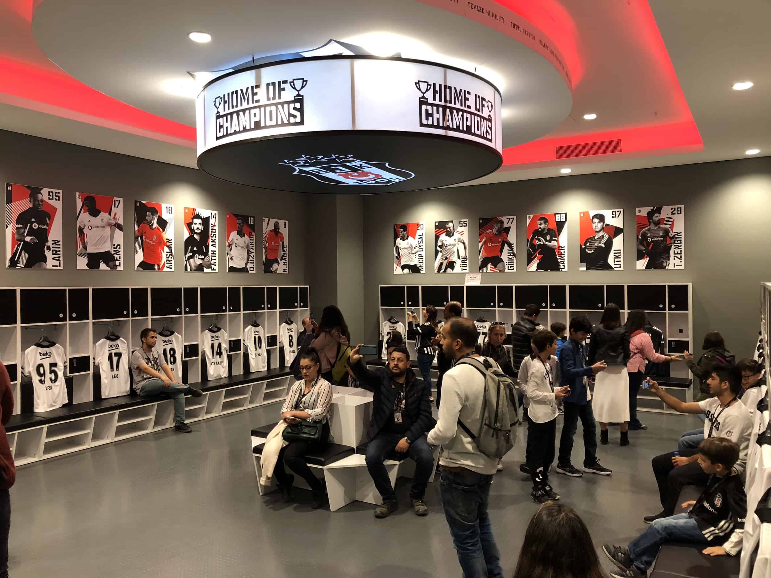 Beşiktaş dressing room