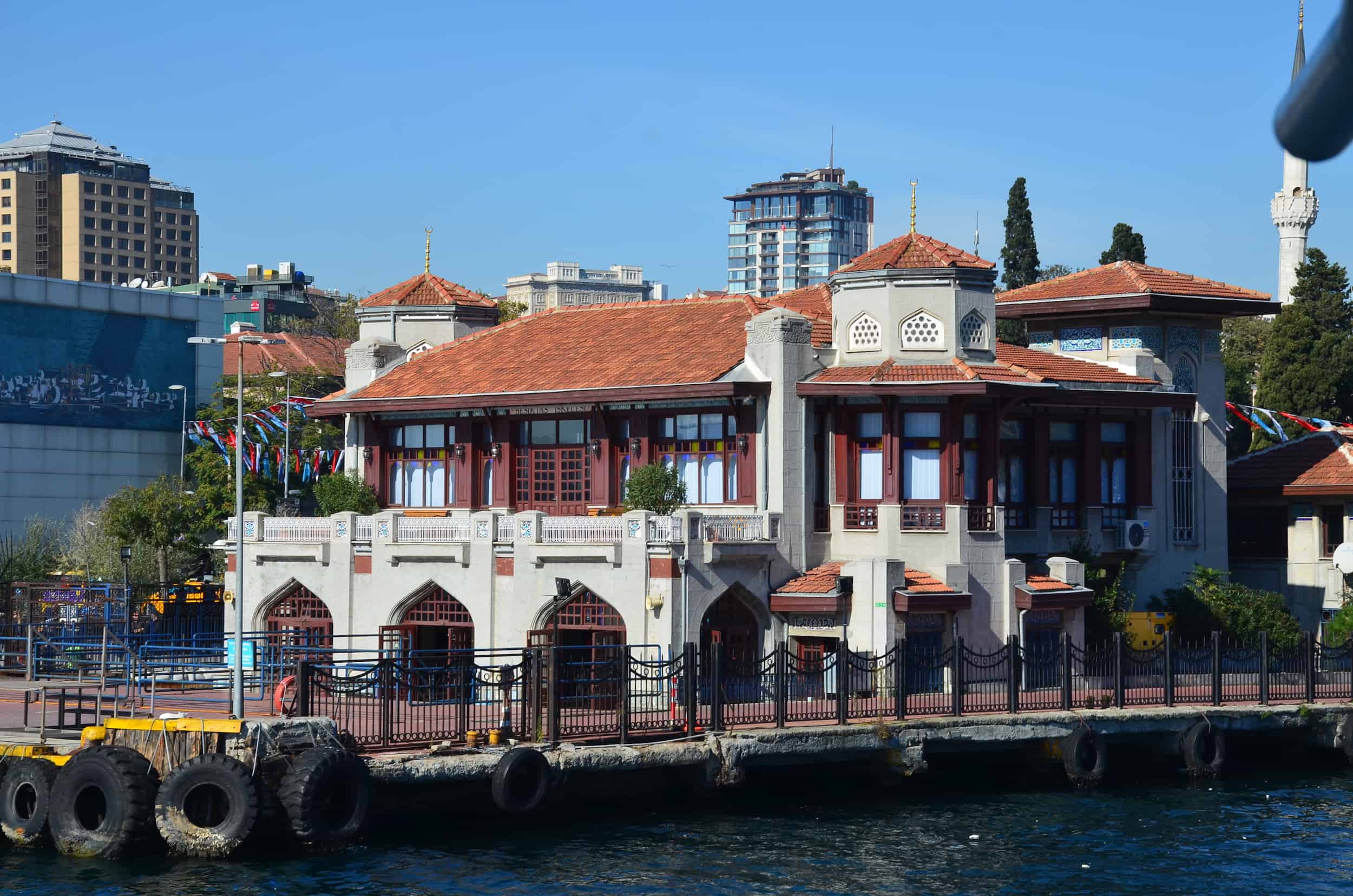 Beşiktaş Pier in Beşiktaş, Istanbul, Turkey