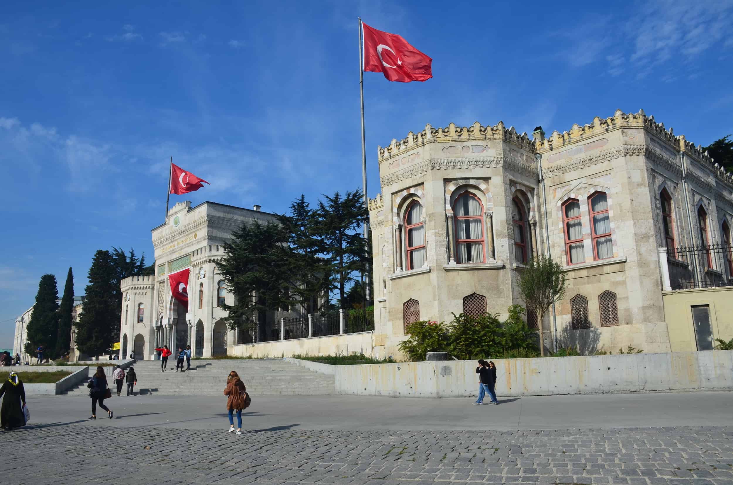 Istanbul University at Beyazıt Square in Istanbul, Turkey