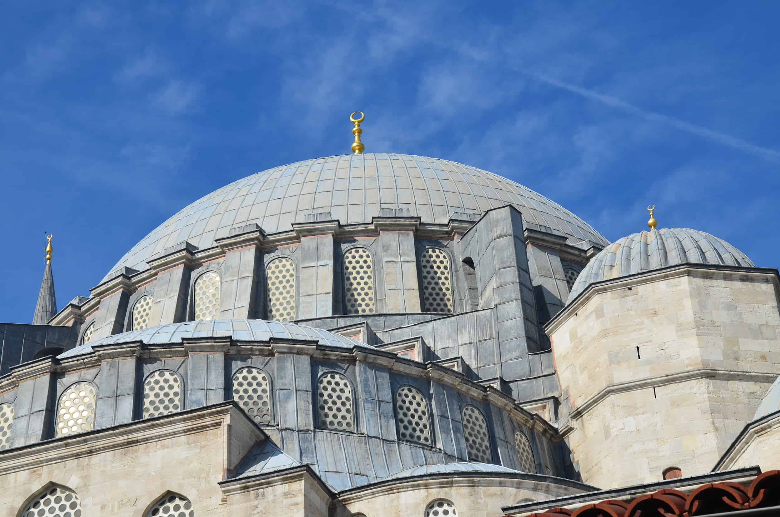 Dome of the Süleymaniye Mosque in Istanbul, Turkey
