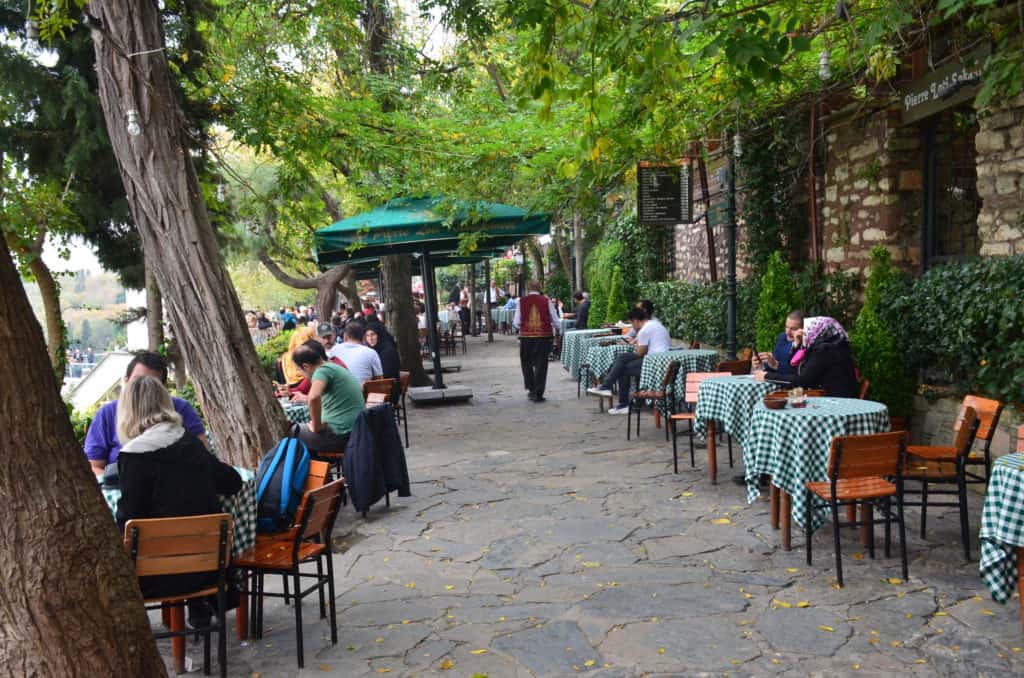 Pierre Loti Café at Pierre Loti Hill in Istanbul, Turkey