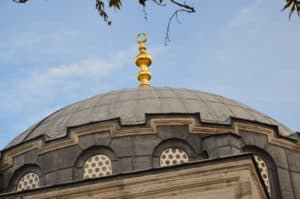 Dome of the Atik Valide Mosque in Üsküdar, Istanbul, Turkey