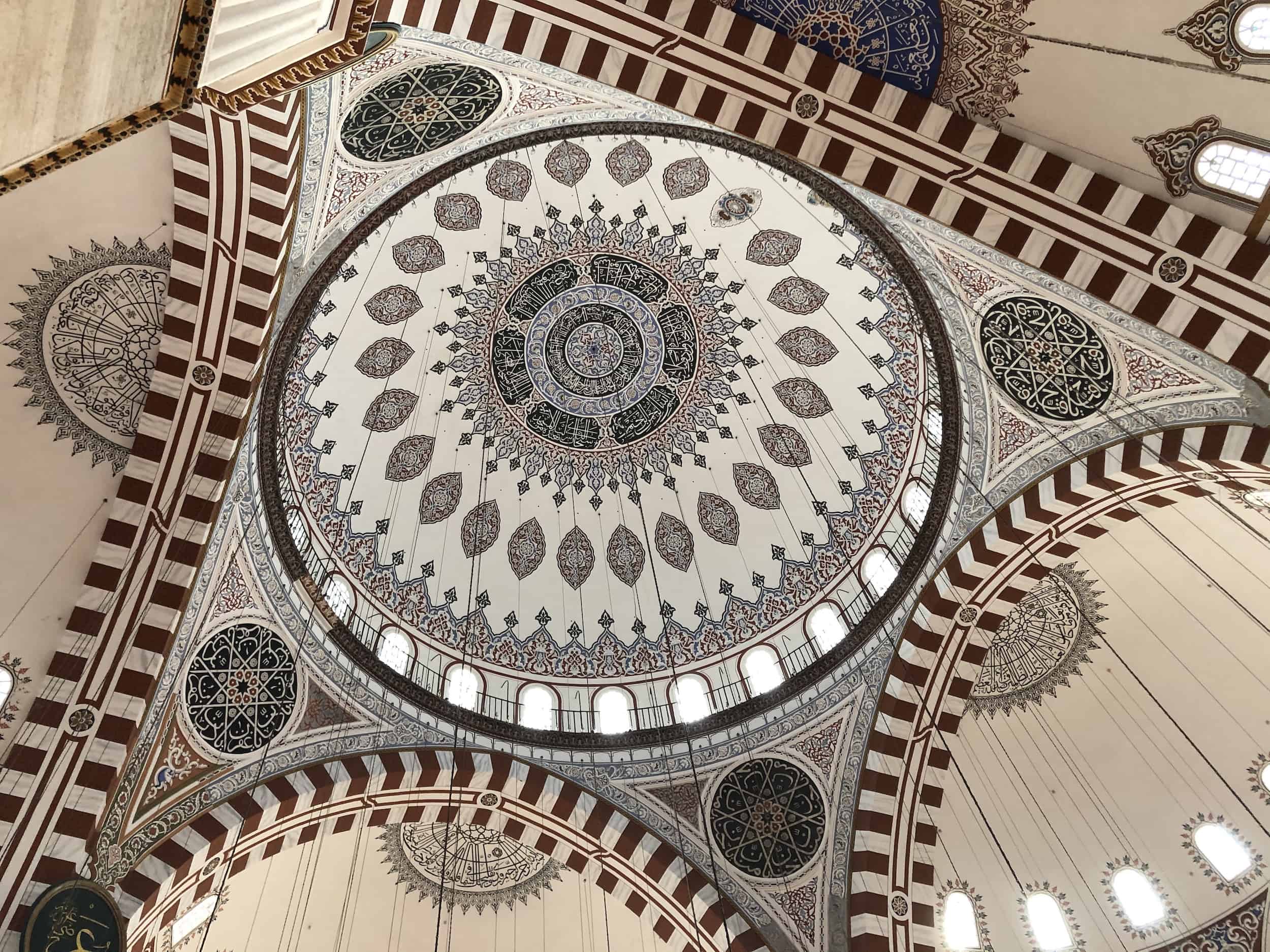 Dome at the Şehzade Mosque in Istanbul, Turkey