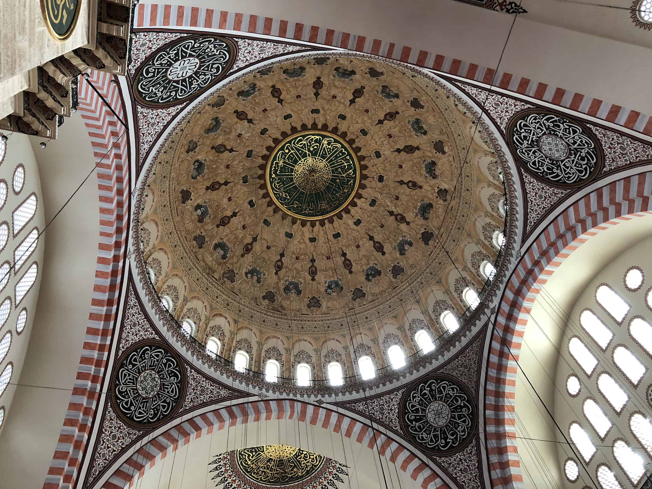 Dome of the Süleymaniye Mosque in Istanbul, Turkey