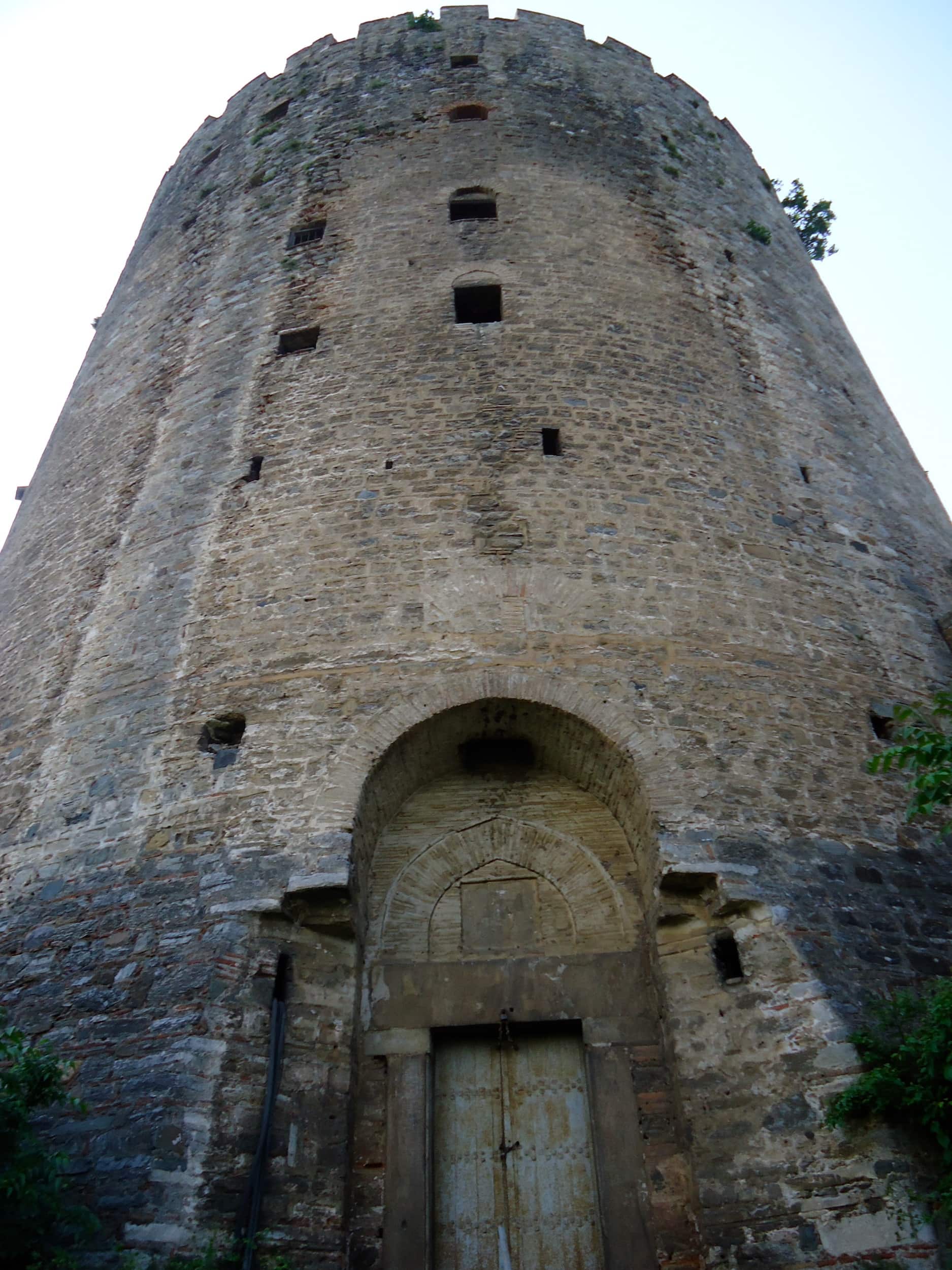 Saruca Pasha Tower at Rumeli Fortress in Istanbul, Turkey
