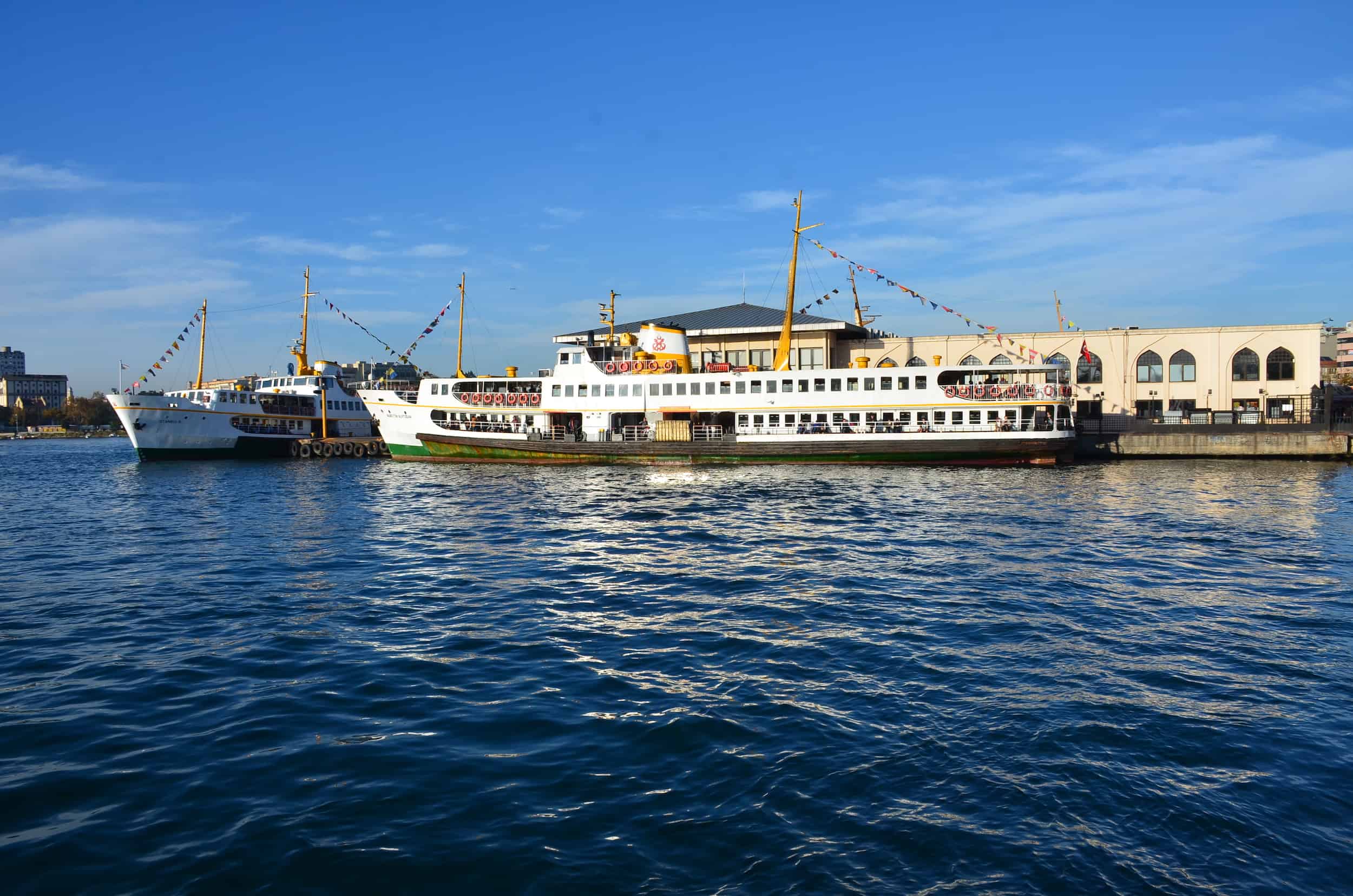Kadıköy ferry terminal on the Istanbul public transportation system, Turkey