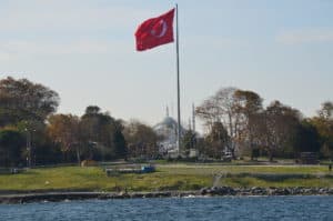 Sarayburnu Park in Istanbul, Turkey